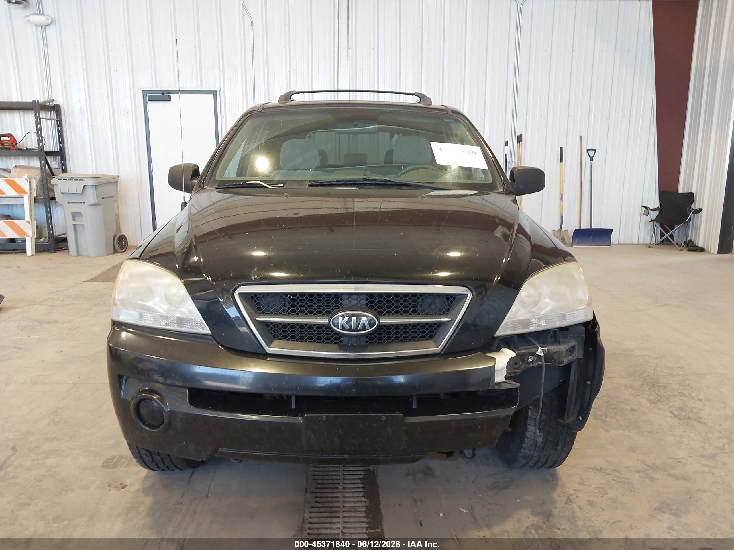 2006 Kia Sorento Ex/lx Black vin: KNDJC733365534843