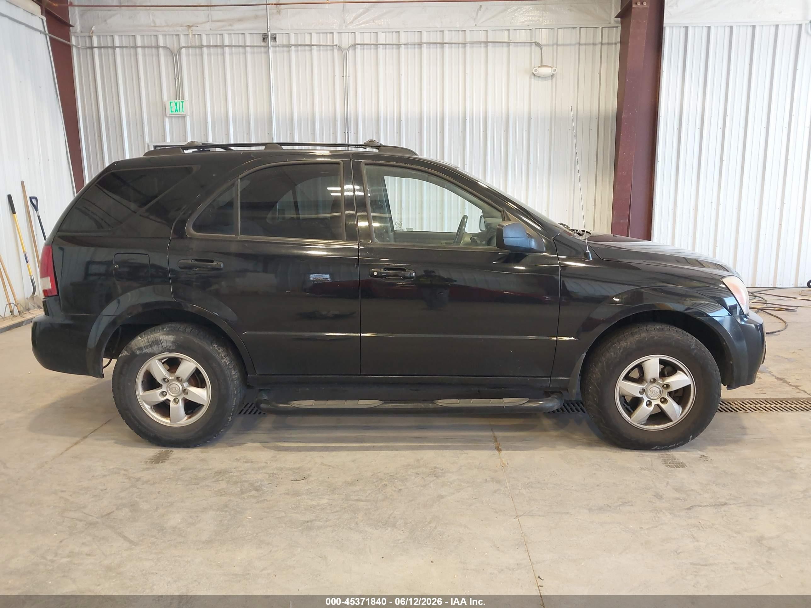 2006 Kia Sorento Ex/lx Black vin: KNDJC733365534843