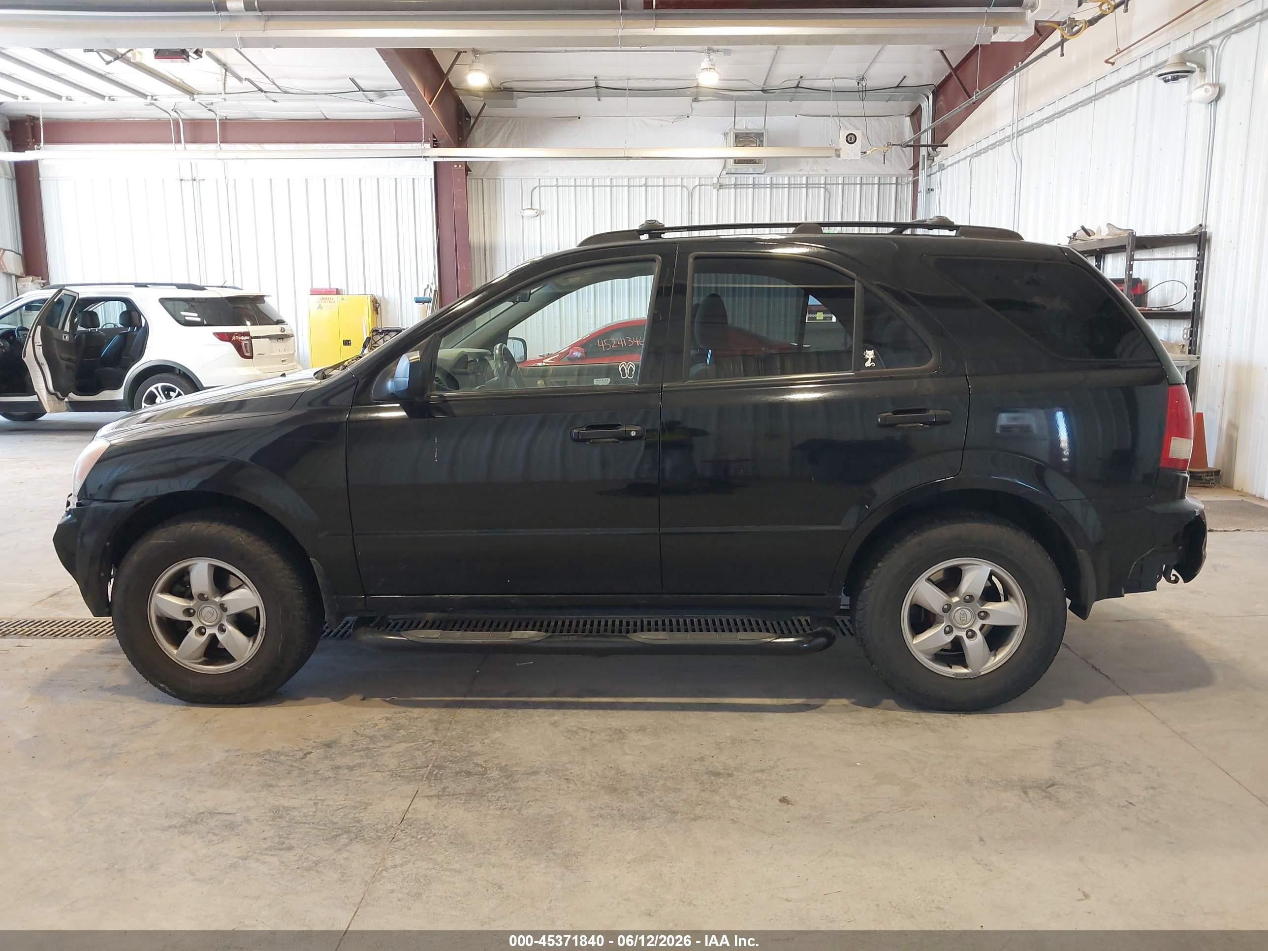 2006 Kia Sorento Ex/lx Black vin: KNDJC733365534843
