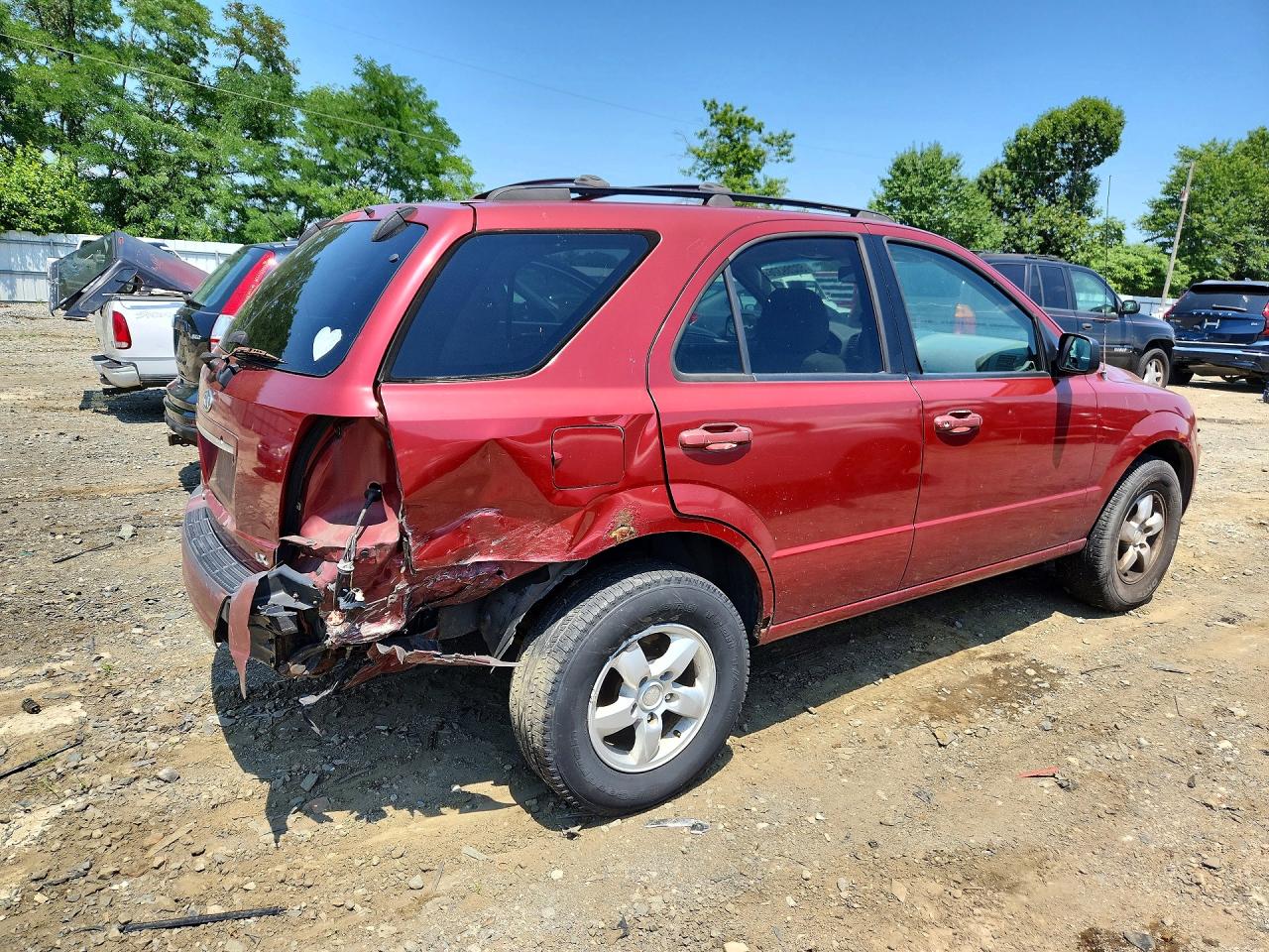 2006 Kia Sorento Lx Red vin: KNDJC733365552663
