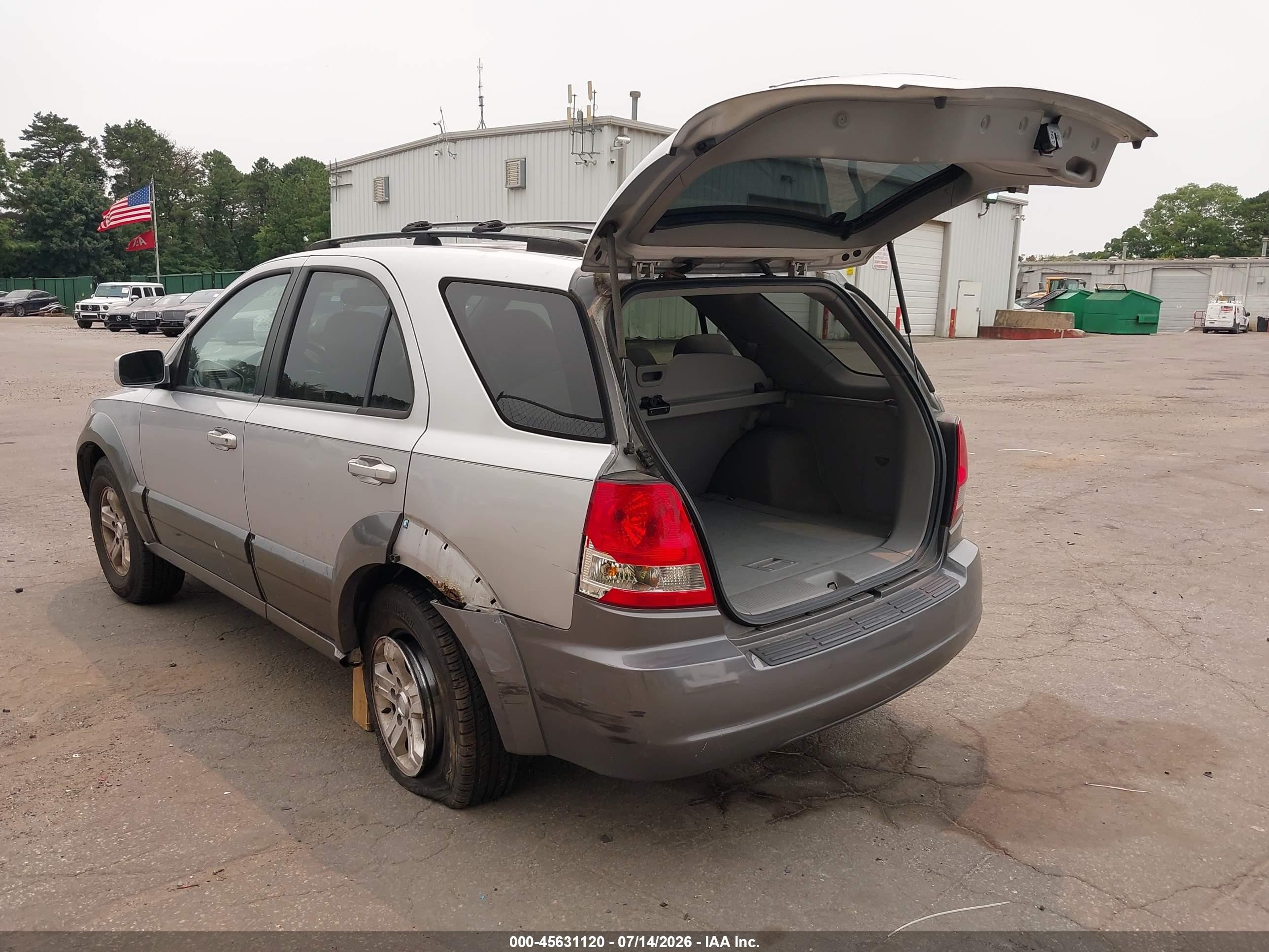 2006 Kia Sorento Ex/lx Silver vin: KNDJC733365643884