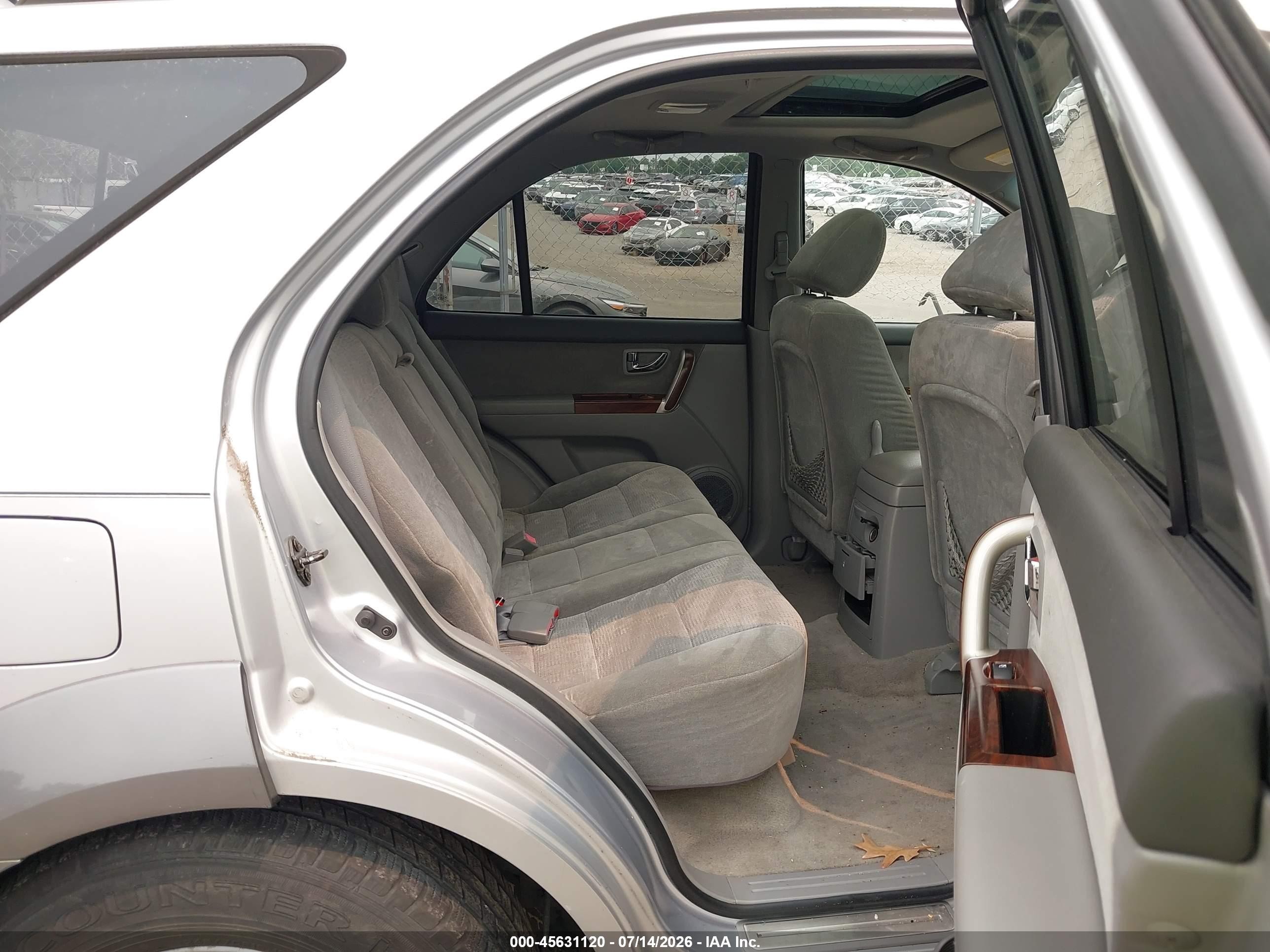2006 Kia Sorento Ex/lx Silver vin: KNDJC733365643884