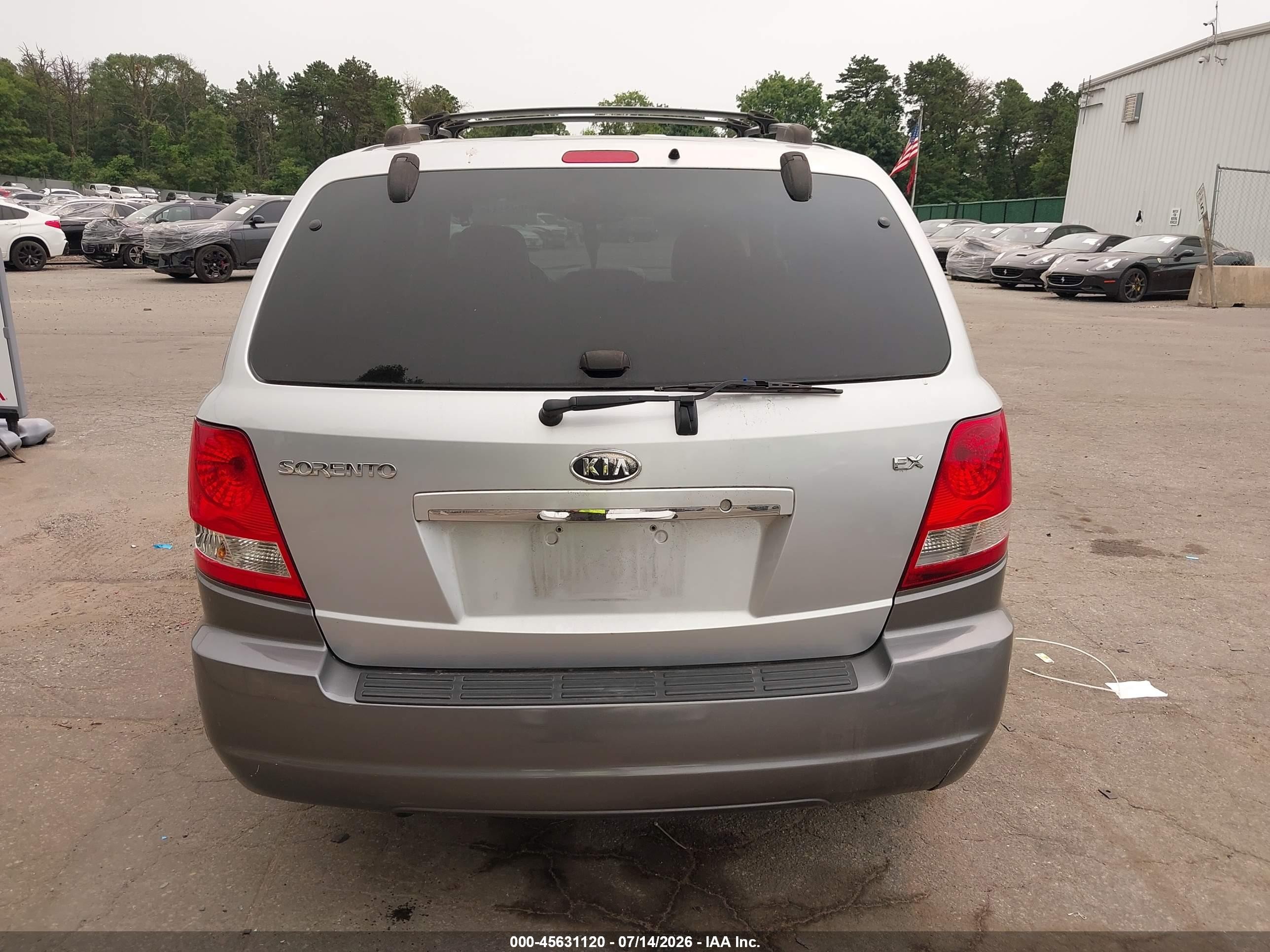 2006 Kia Sorento Ex/lx Silver vin: KNDJC733365643884
