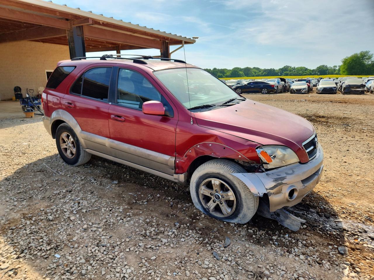 2003 Kia Sorento Lx Red vin: KNDJC733435118845