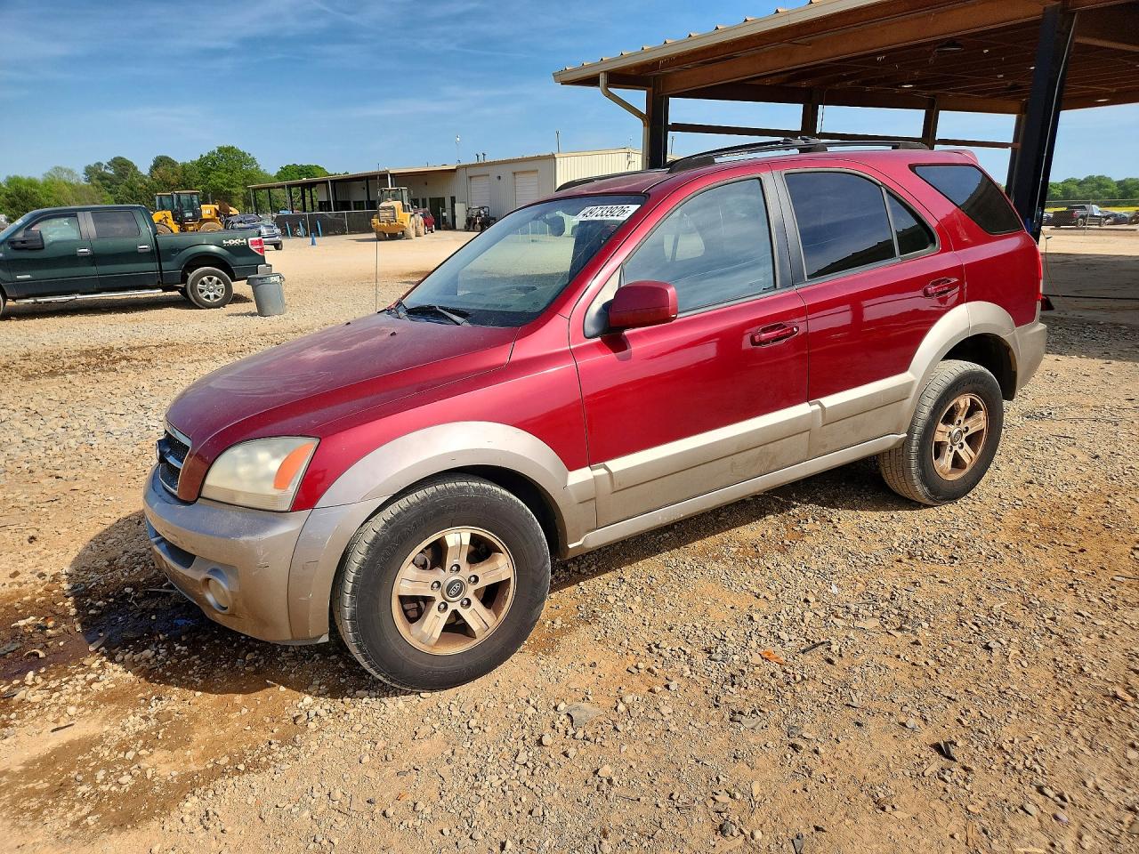2003 Kia Sorento Lx Red vin: KNDJC733435118845