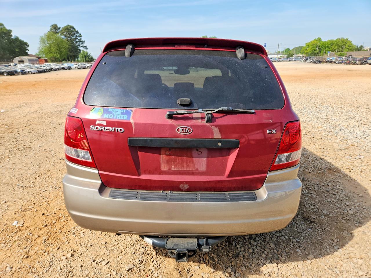 2003 Kia Sorento Lx Red vin: KNDJC733435118845