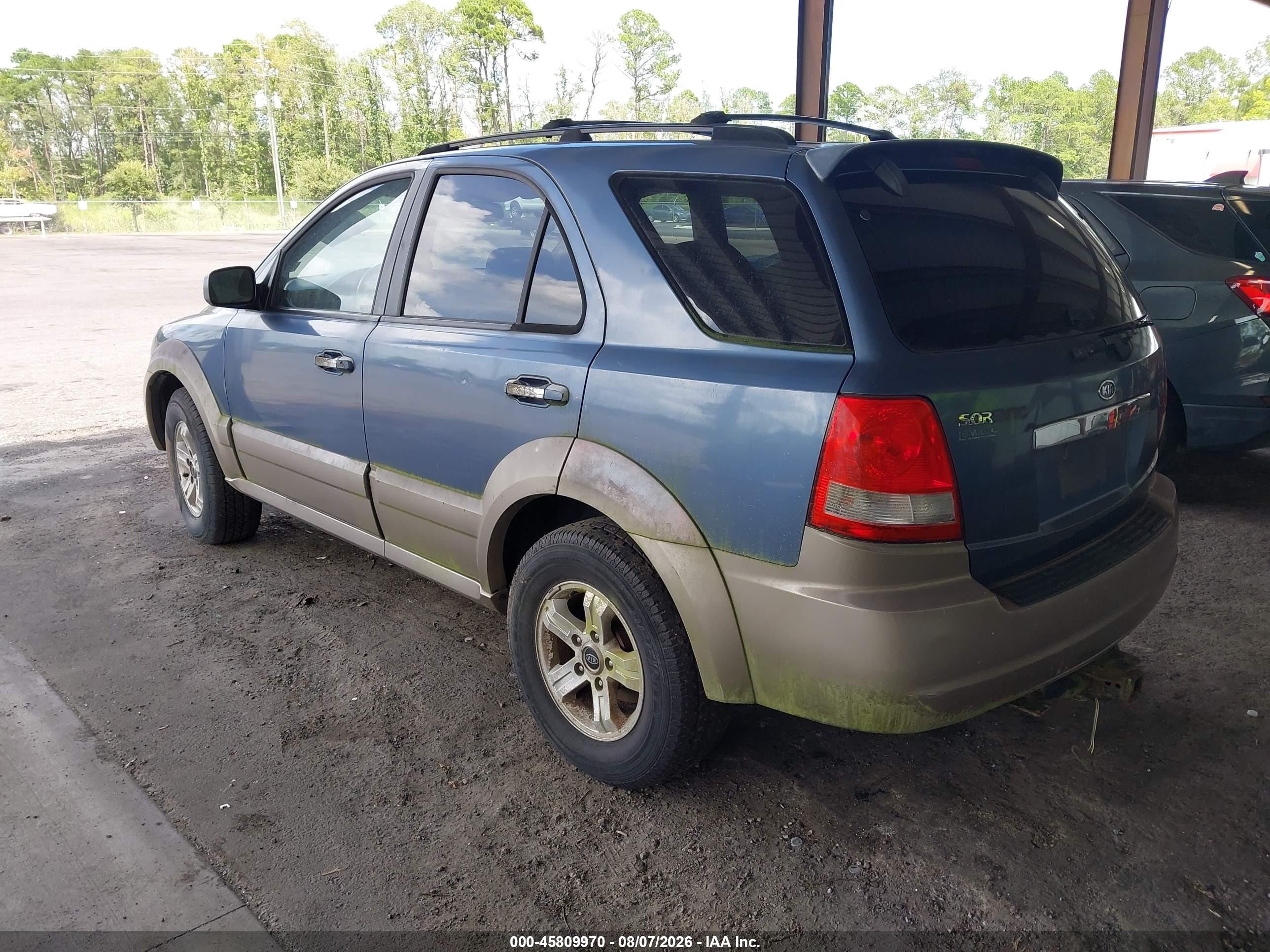 2004 Kia Sorento Ex/lx Light Blue vin: KNDJC733445285210