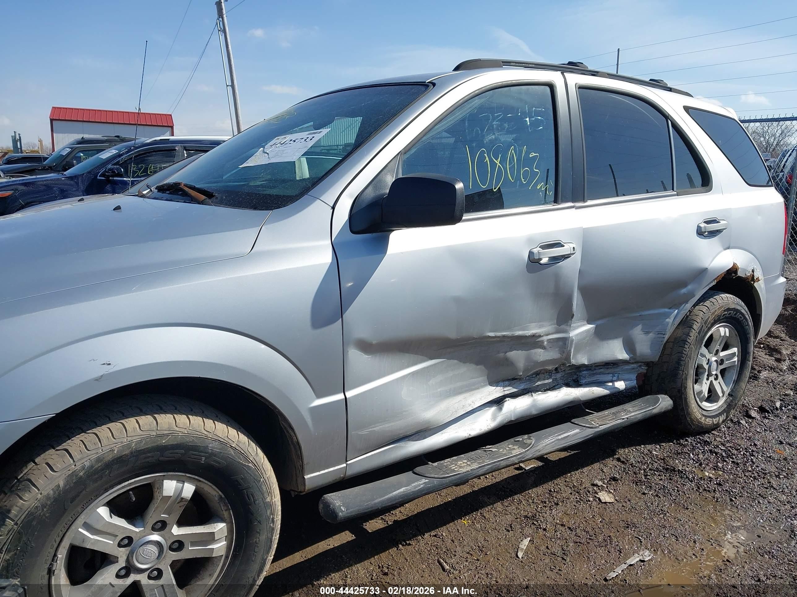 2006 Kia Sorento Ex/lx Silver vin: KNDJC733465623045