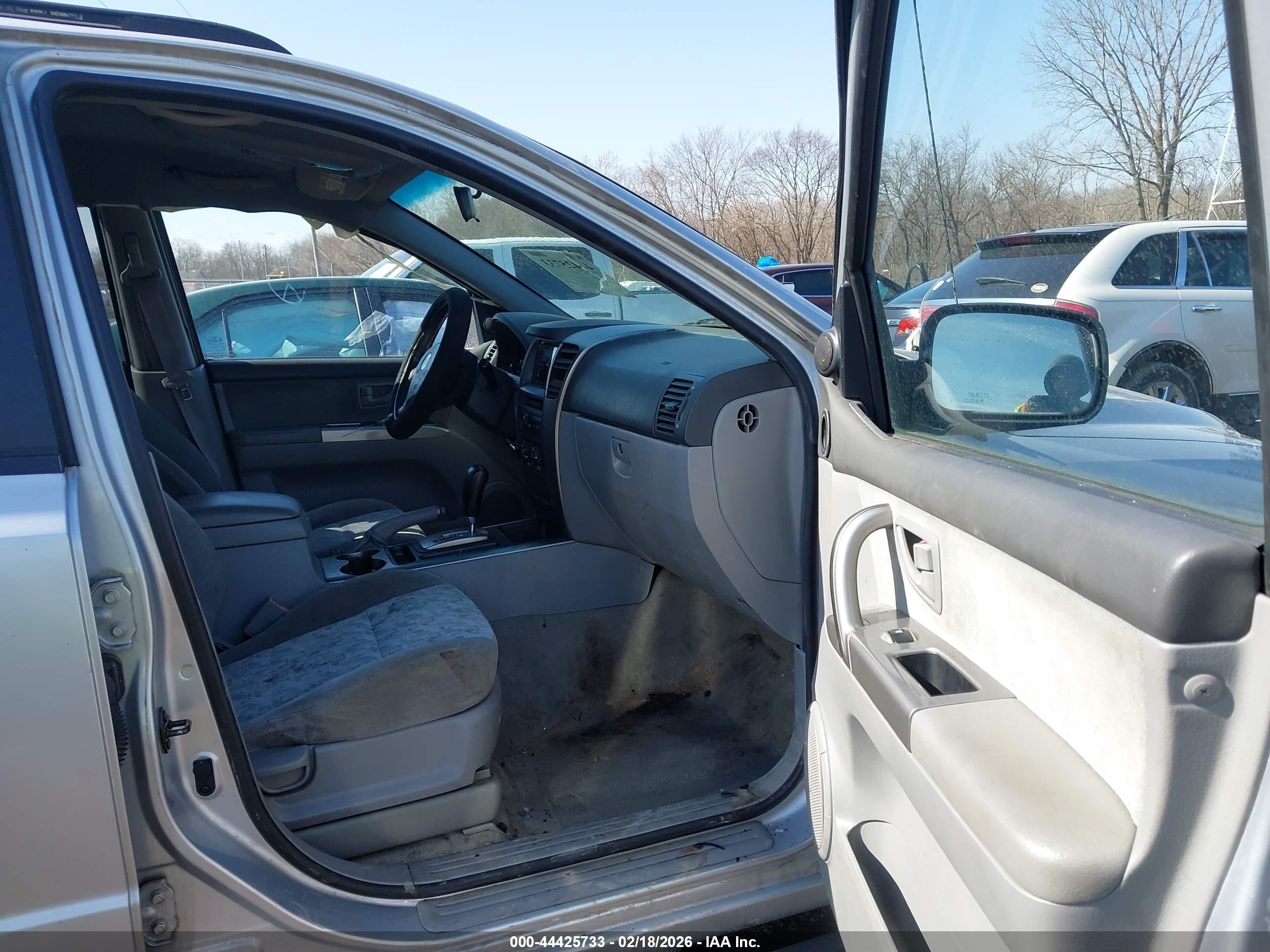 2006 Kia Sorento Ex/lx Silver vin: KNDJC733465623045