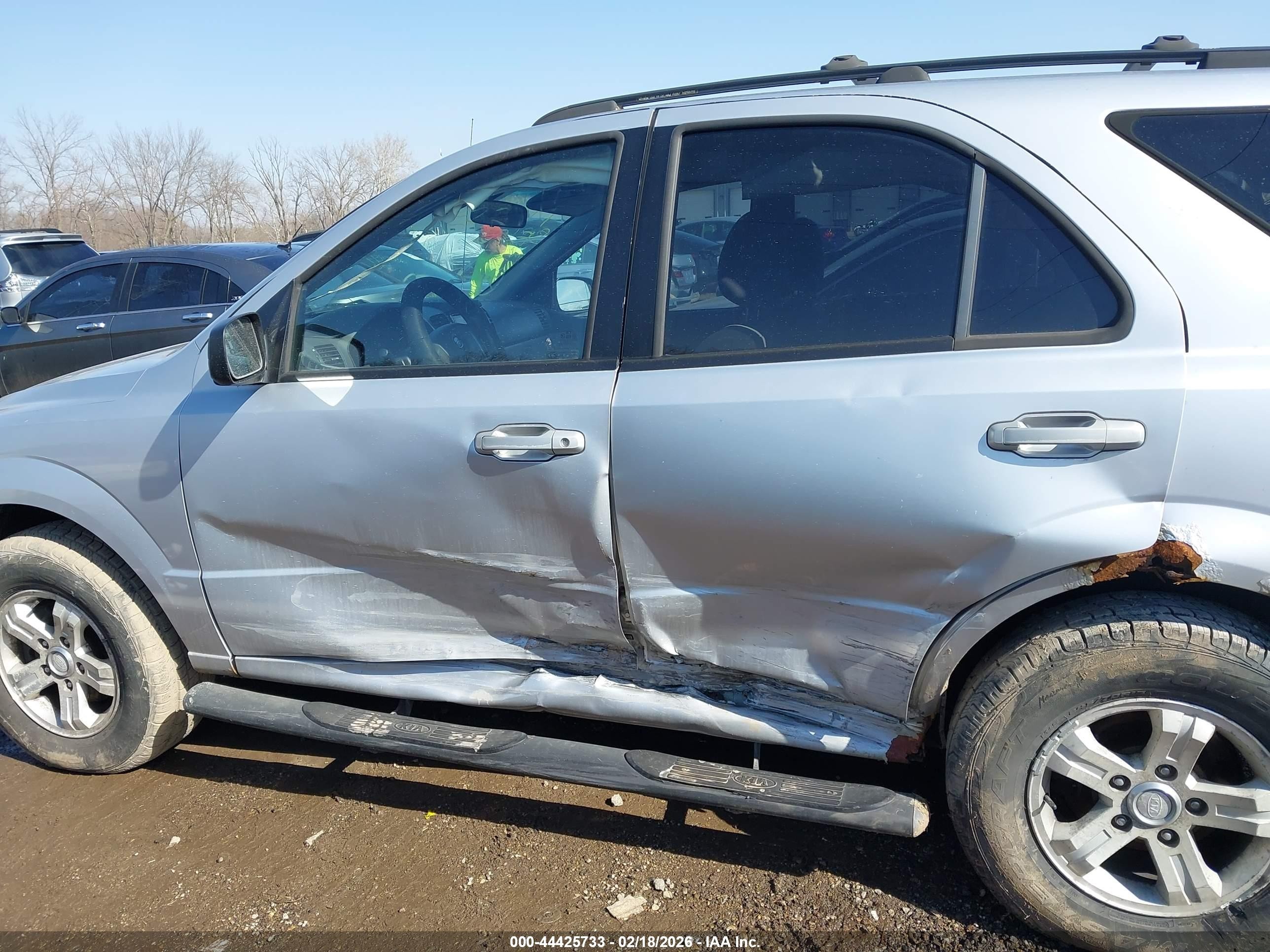 2006 Kia Sorento Ex/lx Silver vin: KNDJC733465623045