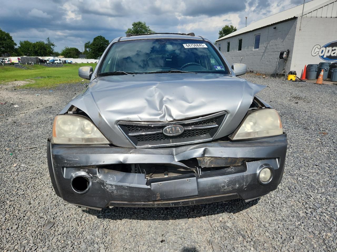 2004 Kia Sorento Ex Silver vin: KNDJC733545230913