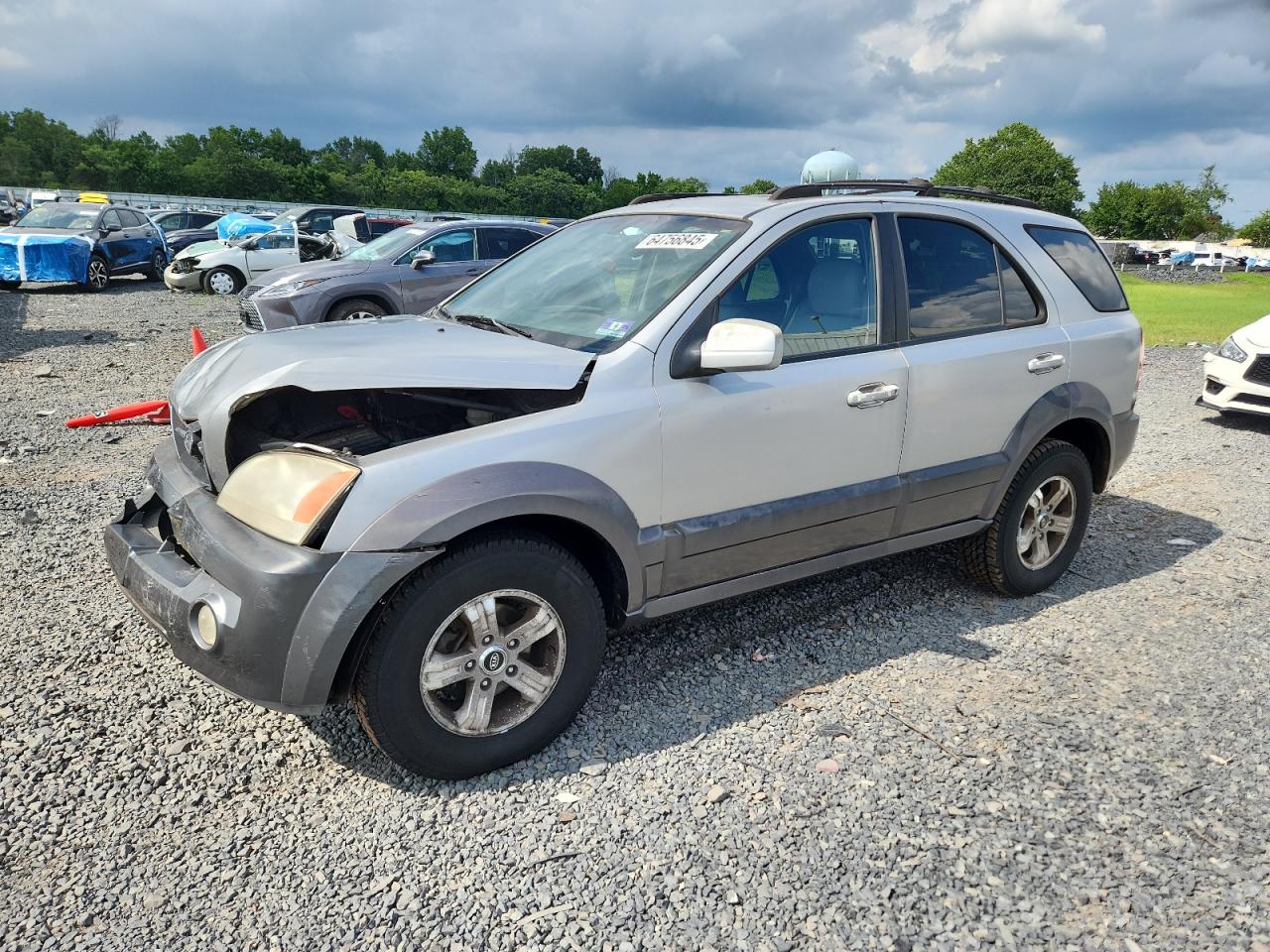 2004 Kia Sorento Ex Серебряный vin: KNDJC733545230913