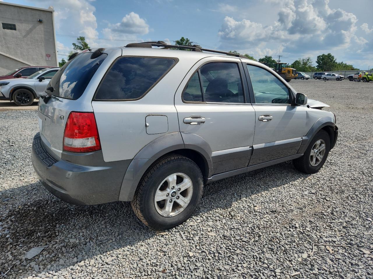 2004 Kia Sorento Ex Silver vin: KNDJC733545230913