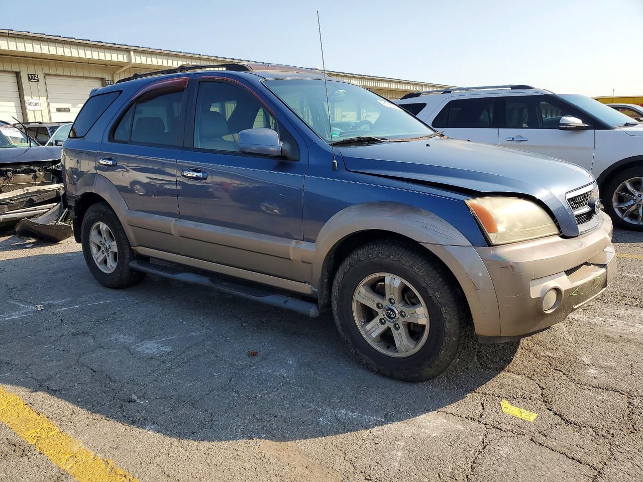 2004 Kia Sorento Lx Blue vin: KNDJC733545246299