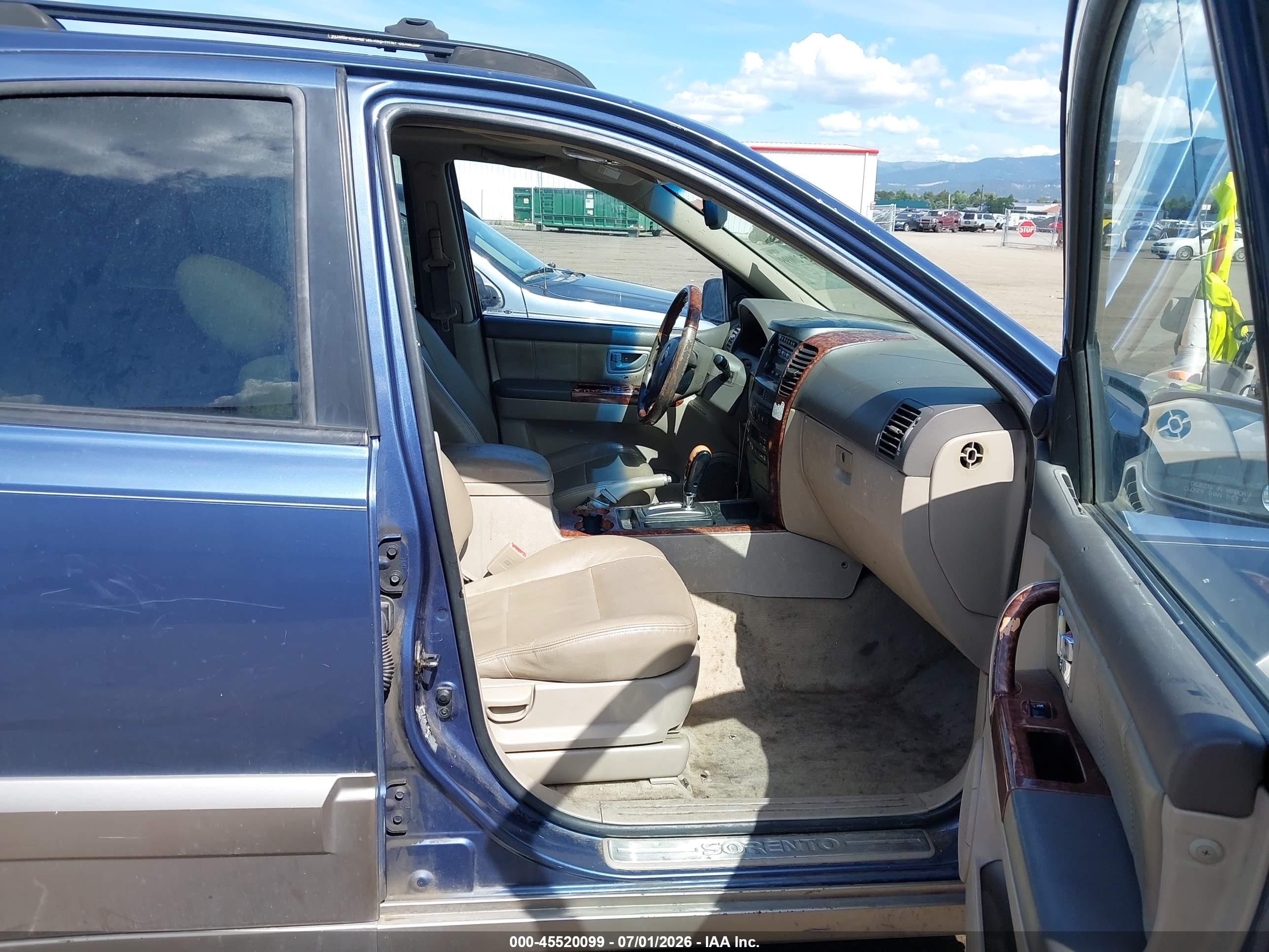 2003 Kia Sorento Ex/lx Blue vin: KNDJC733635087369