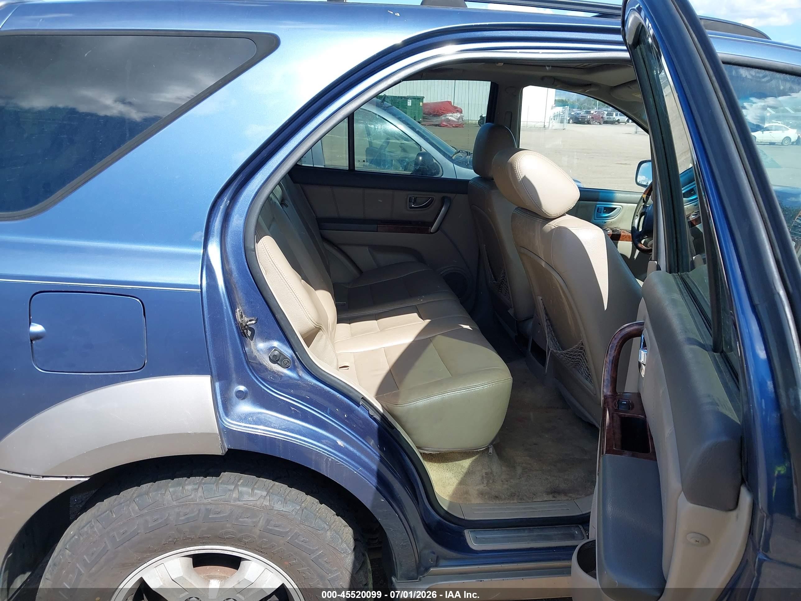 2003 Kia Sorento Ex/lx Blue vin: KNDJC733635087369