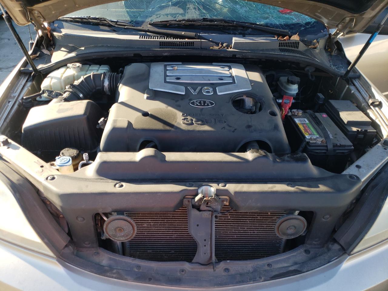 2004 Kia Optima Lx Beige vin: KNDJC733645255965