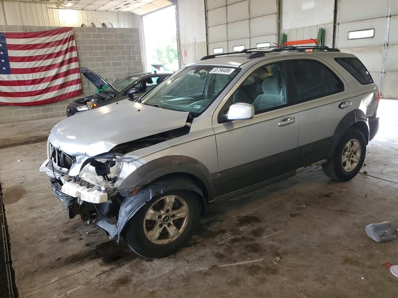 2005 Kia Sorento Gray vin: KNDJC733655383169