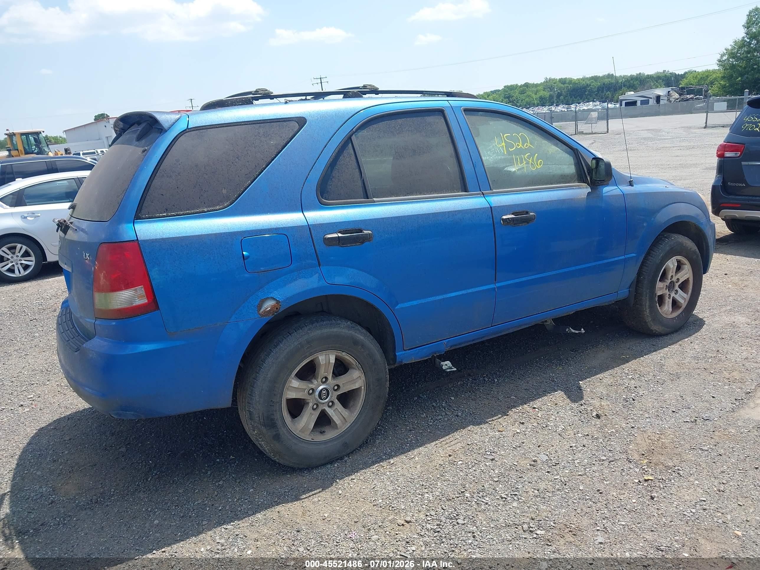 2005 Kia Sorento Ex/lx Синий vin: KNDJC733655404635