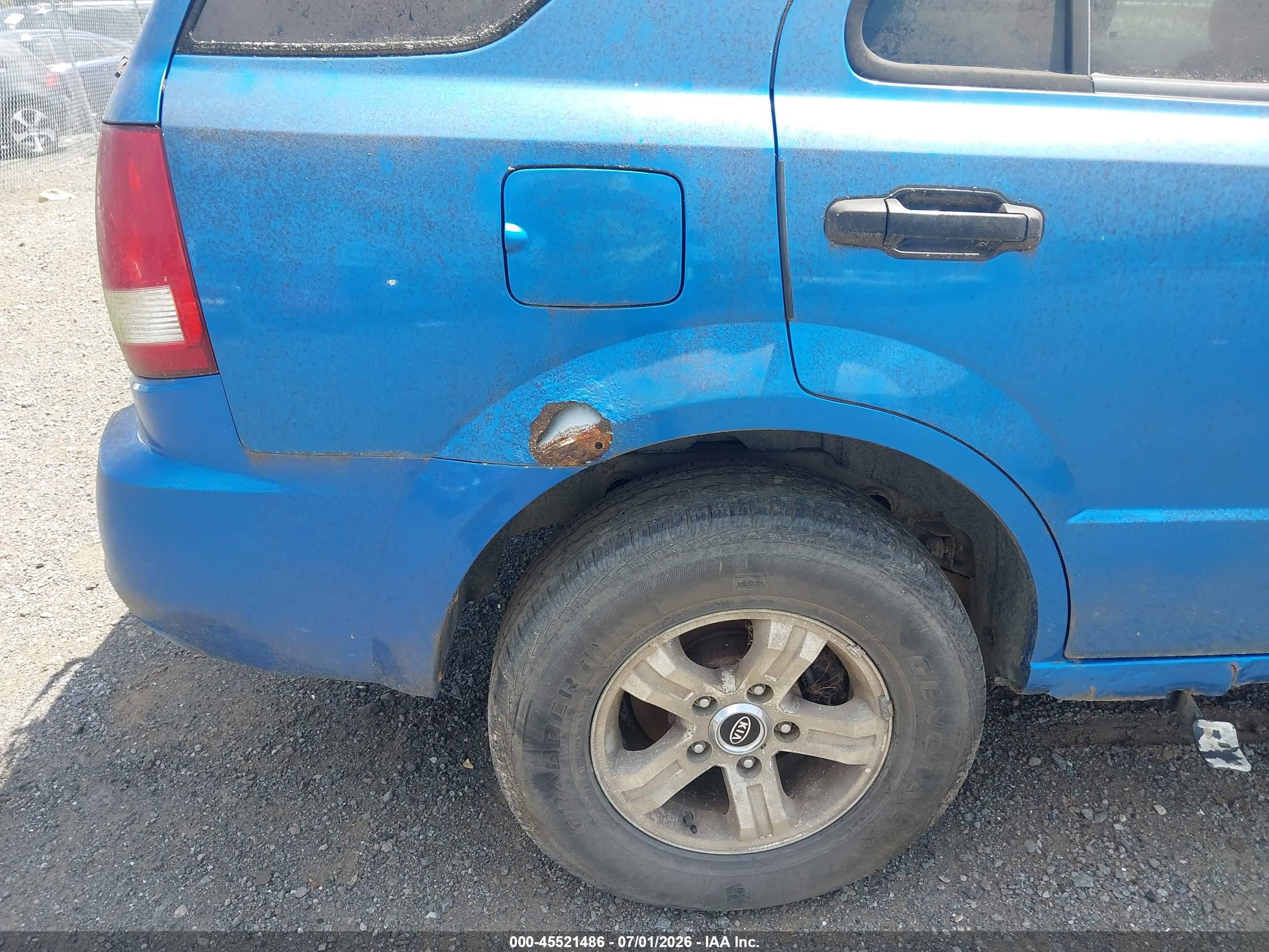 2005 Kia Sorento Ex/lx Синий vin: KNDJC733655404635