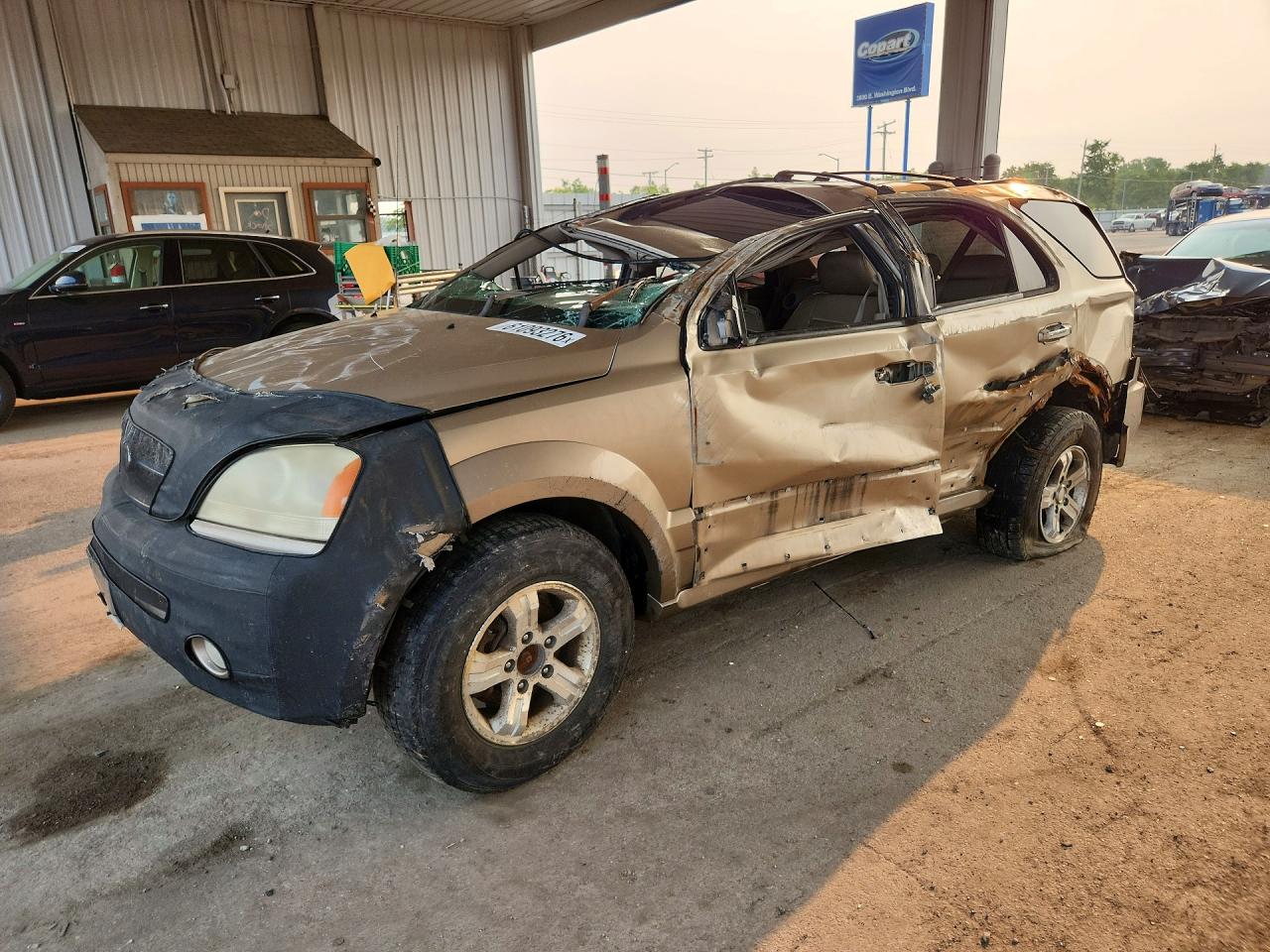 2006 Kia Sorento Lx Tan vin: KNDJC733665551281