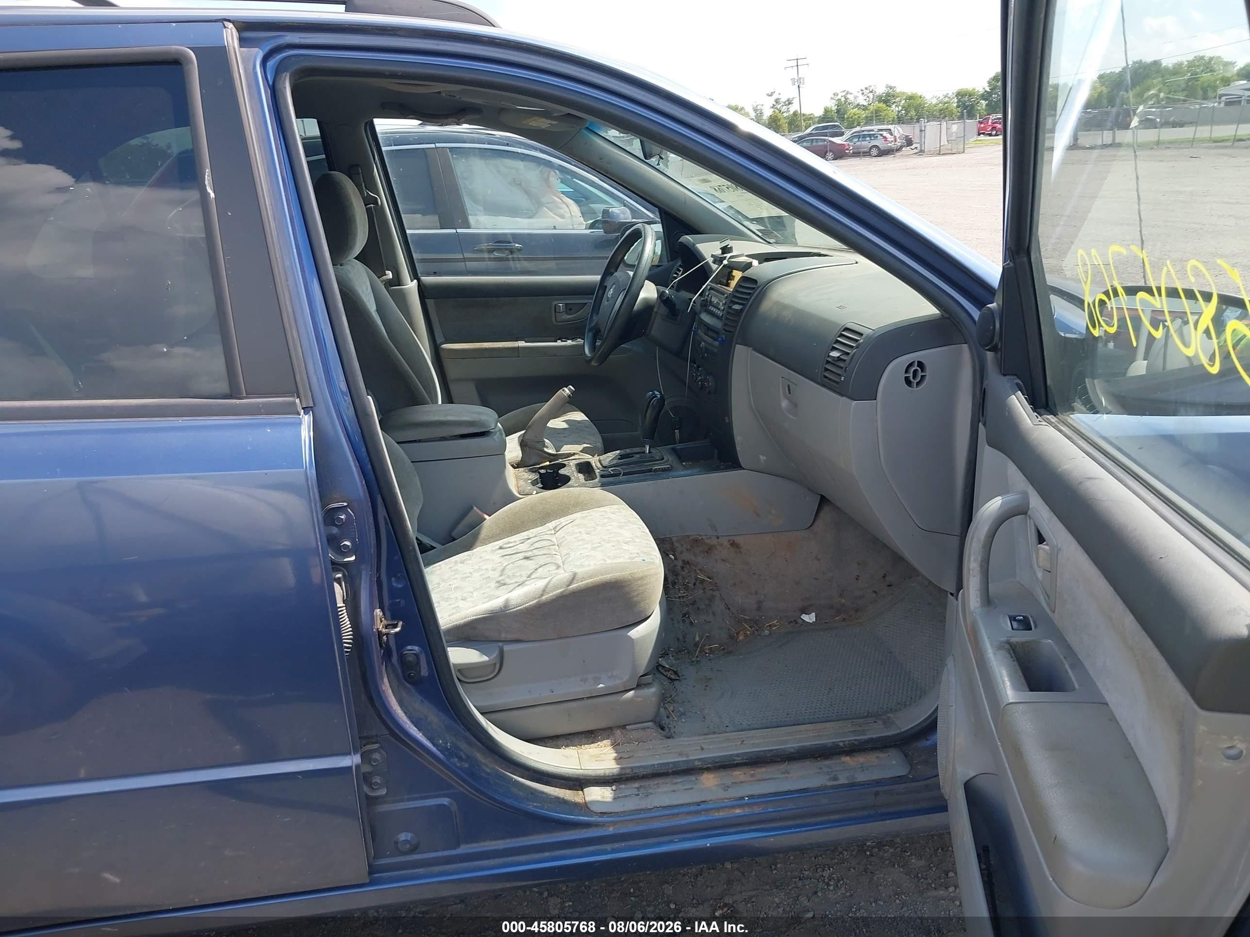 2006 Kia Sorento Ex/lx Blue vin: KNDJC733665615254