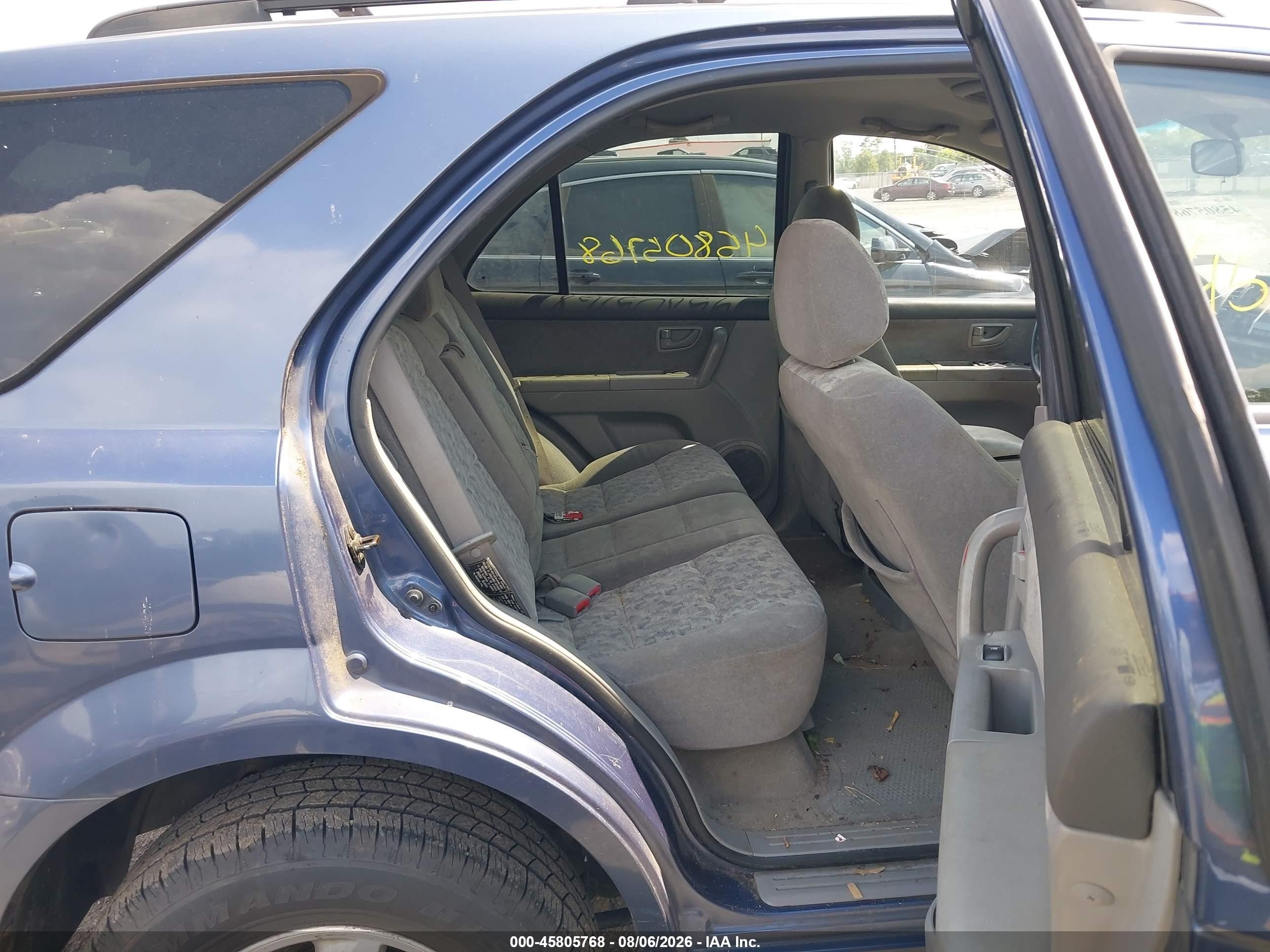 2006 Kia Sorento Ex/lx Blue vin: KNDJC733665615254