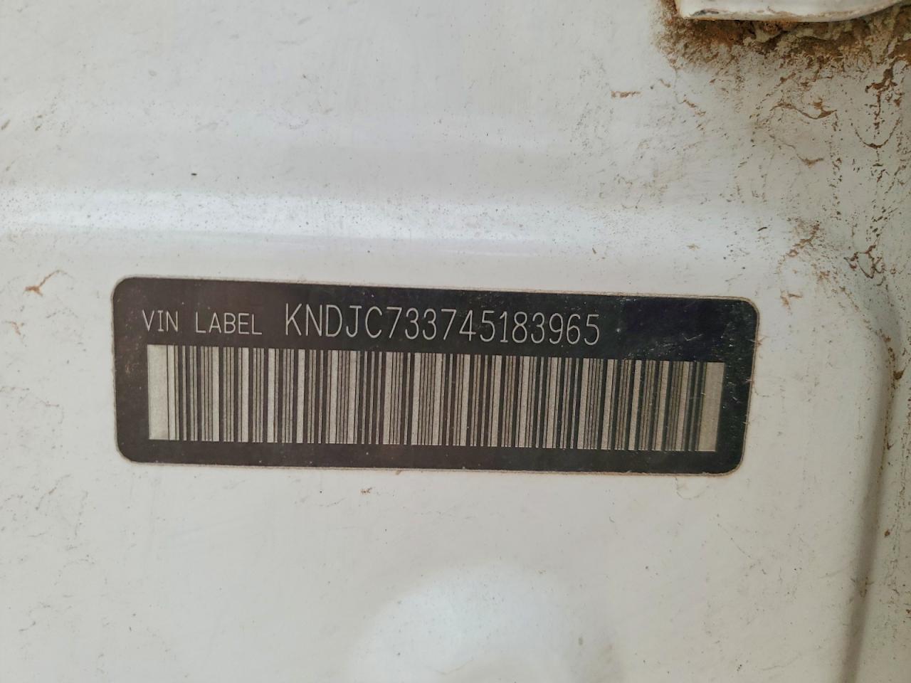 2004 Kia Sorento Lx Белый vin: KNDJC733745183965