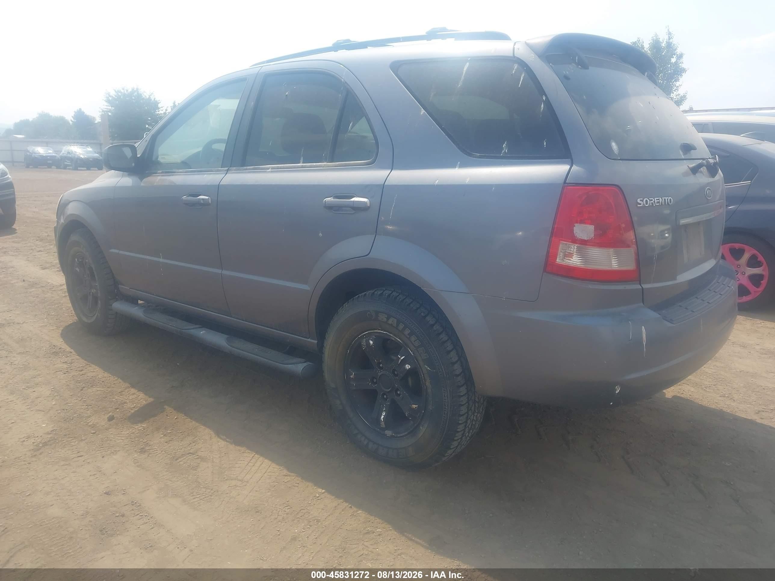 2005 Kia Sorento Ex/lx Gray vin: KNDJC733755349645