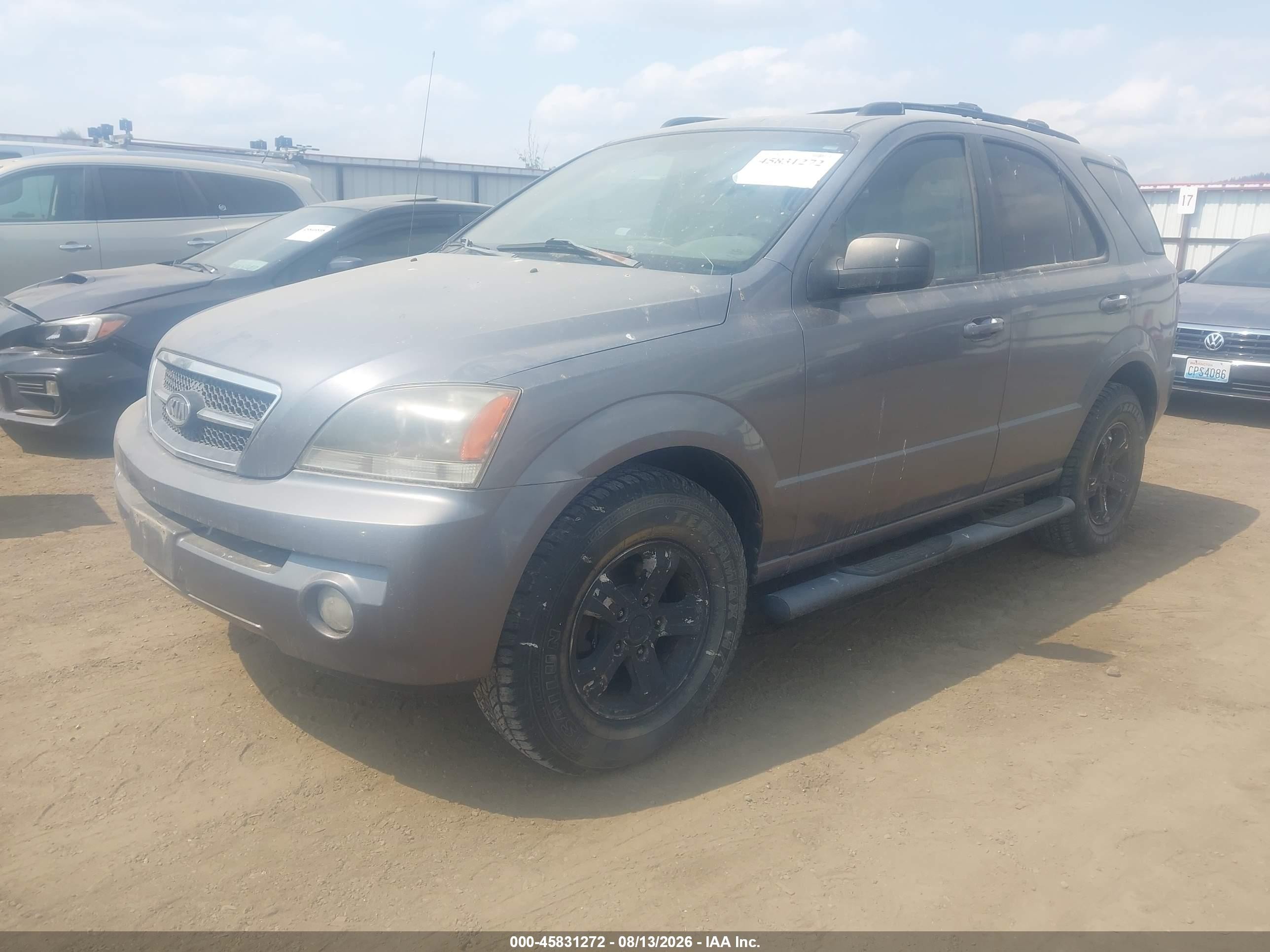 2005 Kia Sorento Ex/lx Gray vin: KNDJC733755349645