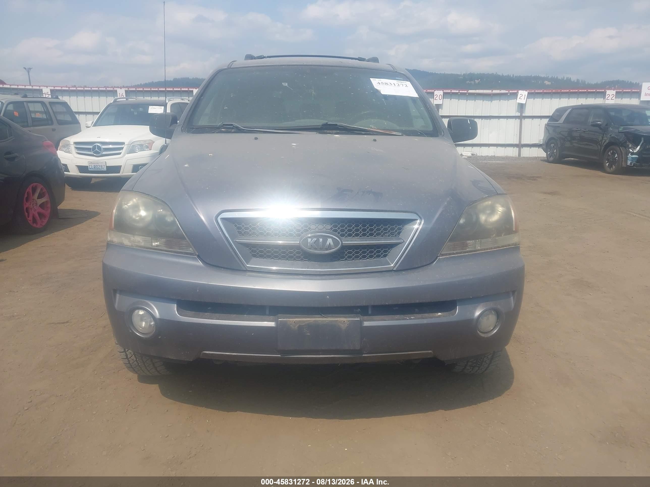 2005 Kia Sorento Ex/lx Gray vin: KNDJC733755349645
