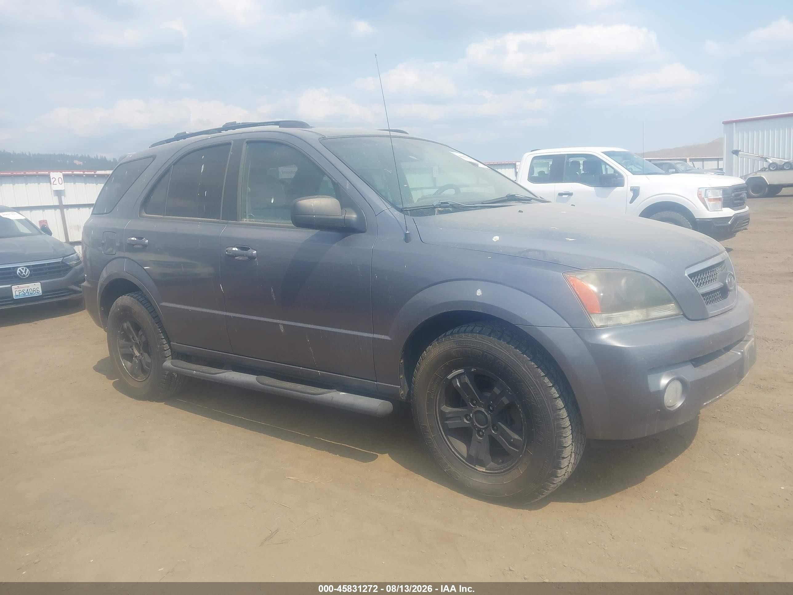 2005 Kia Sorento Ex/lx Gray vin: KNDJC733755349645