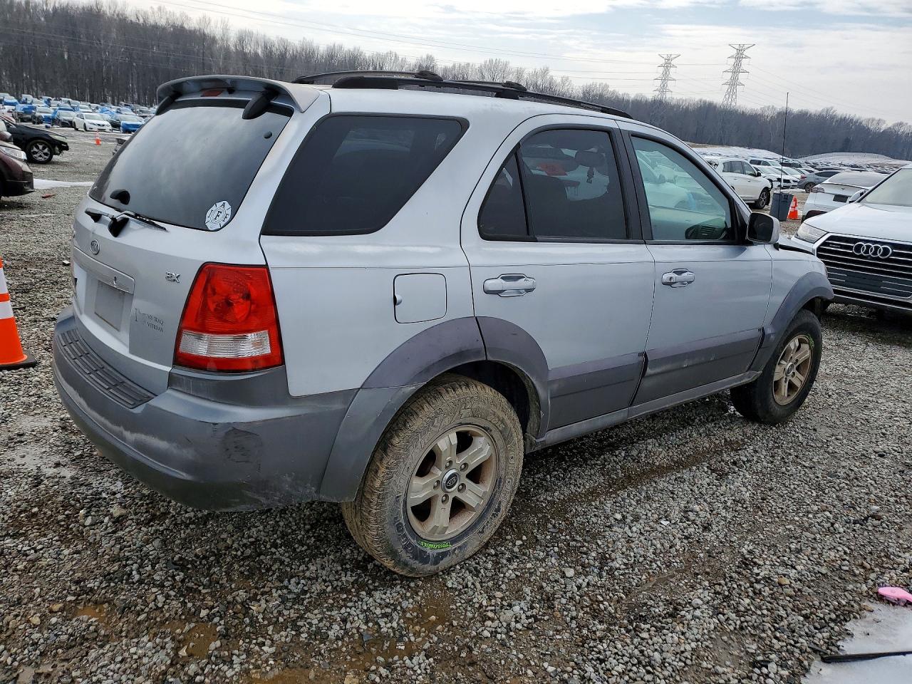 2005 Kia Sorento Lx Silver vin: KNDJC733755366476
