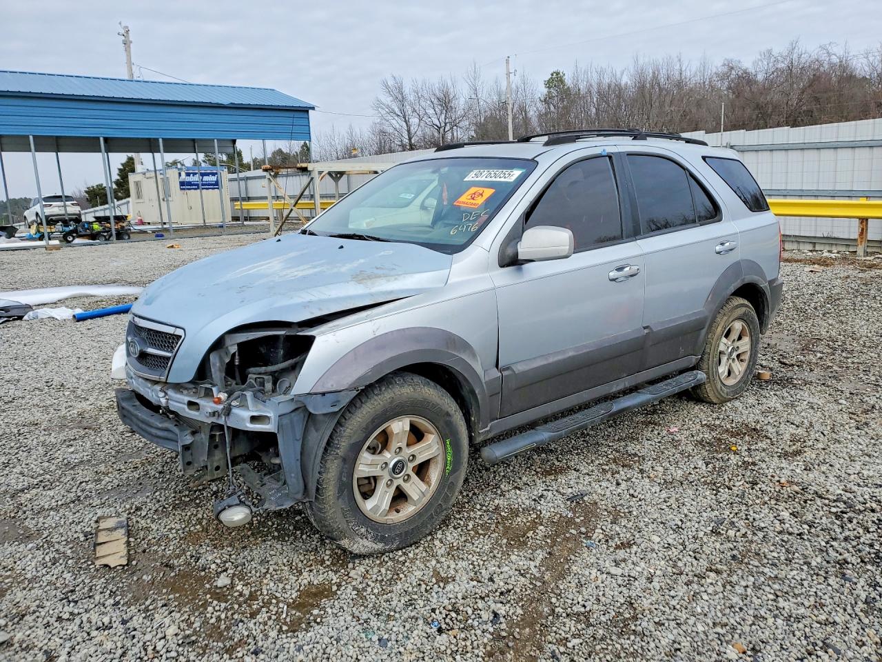 2005 Kia Sorento Lx Silver vin: KNDJC733755366476