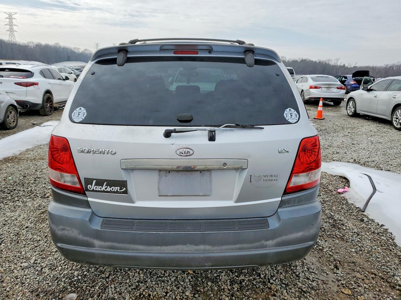 2005 Kia Sorento Lx Silver vin: KNDJC733755366476