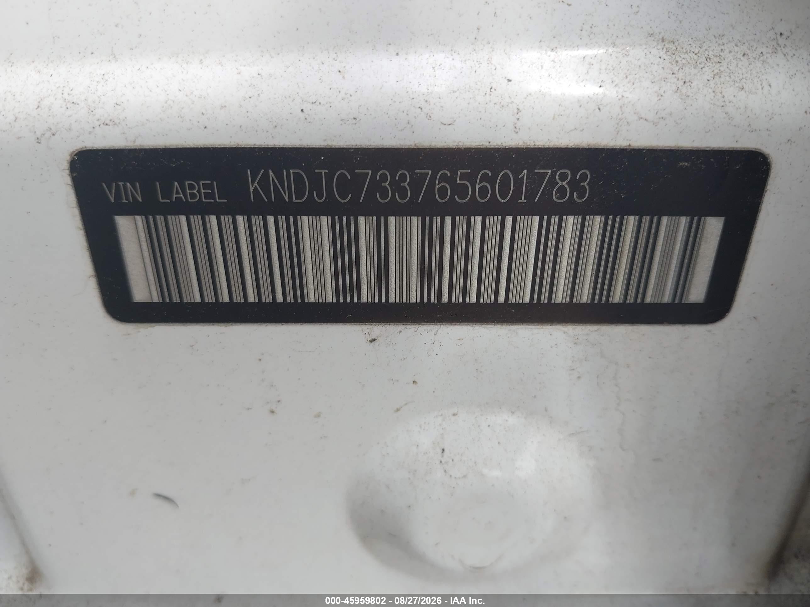 2006 Kia Sorento Ex/lx White vin: KNDJC733765601783