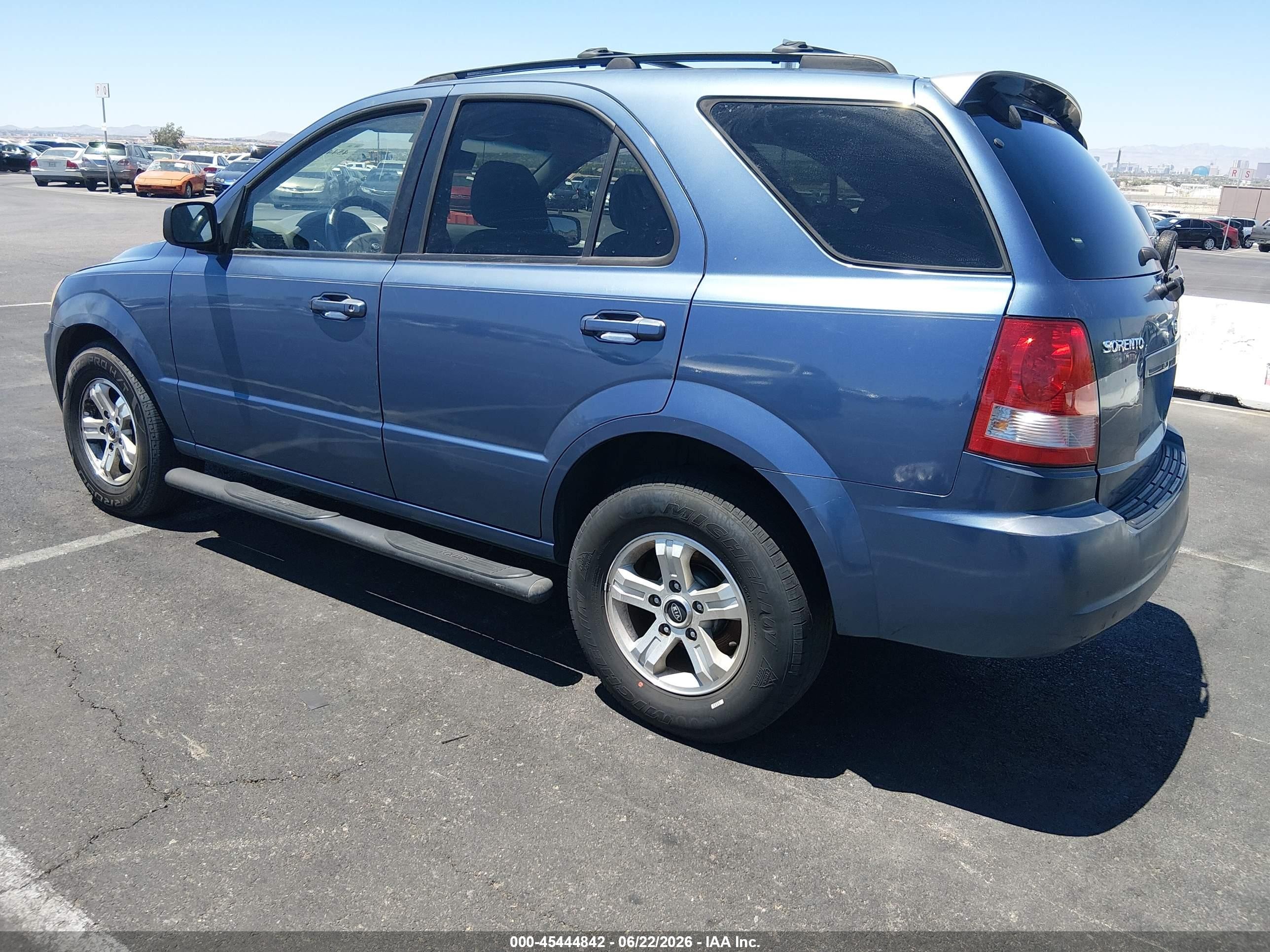 2005 Kia Sorento Ex/lx Blue vin: KNDJC733855436969