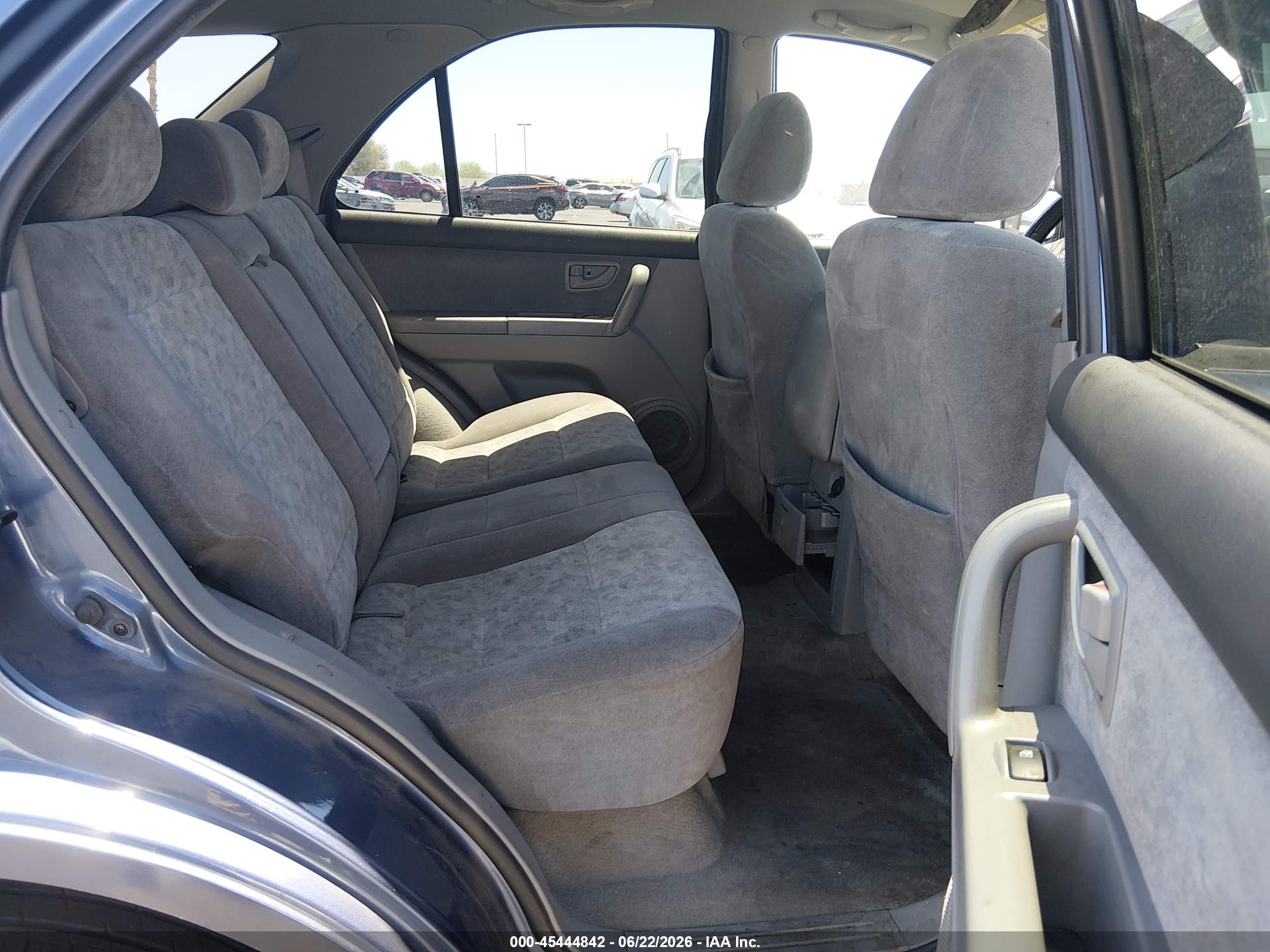 2005 Kia Sorento Ex/lx Blue vin: KNDJC733855436969