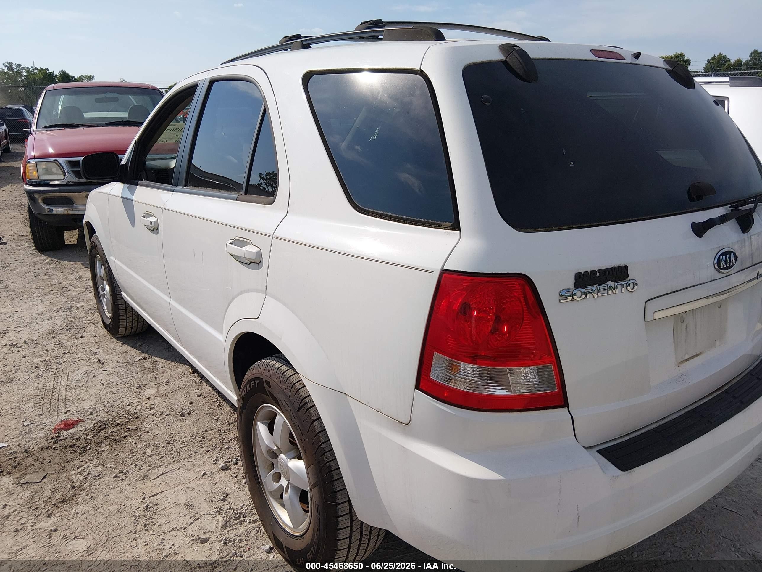2006 Kia Sorento Ex/lx White vin: KNDJC733865655433