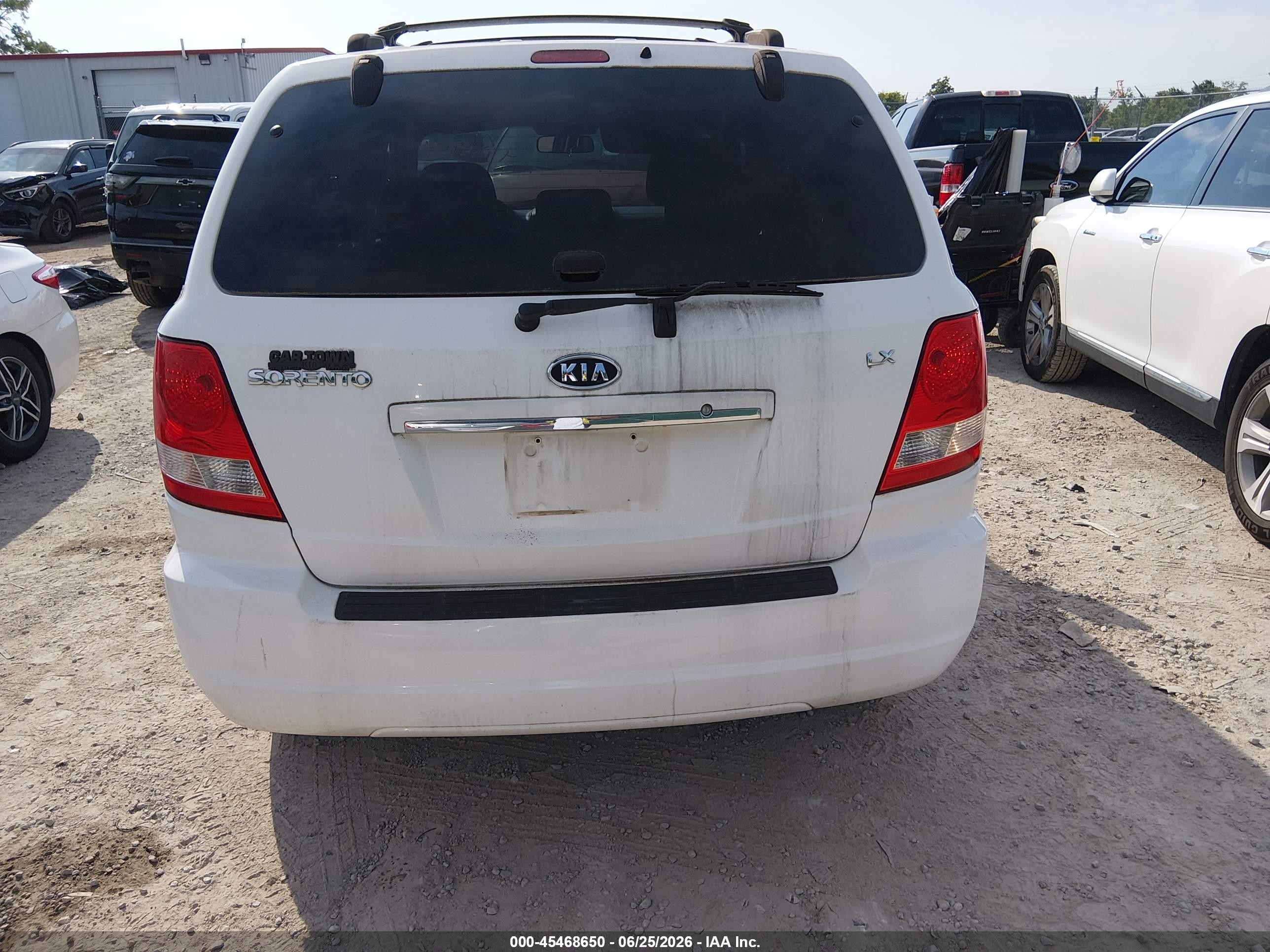 2006 Kia Sorento Ex/lx White vin: KNDJC733865655433