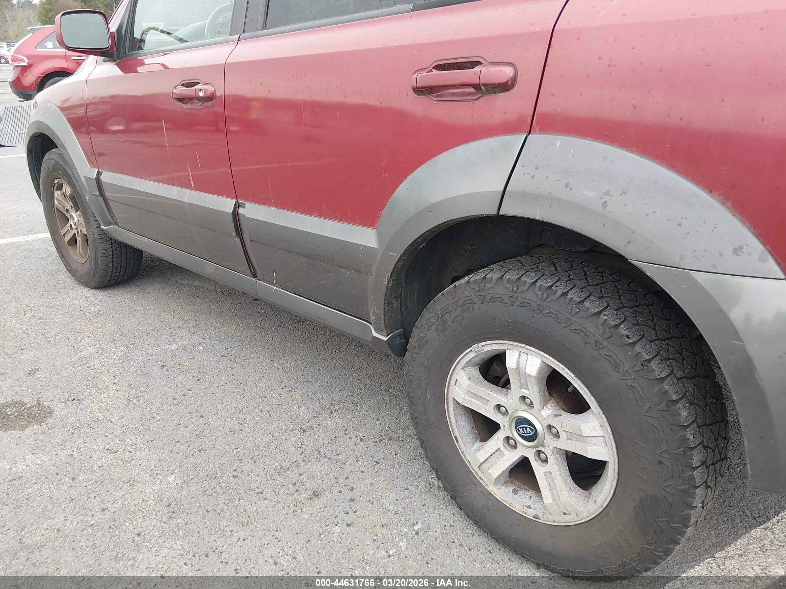 2004 Kia Sorento Ex/lx Red vin: KNDJC733945310053