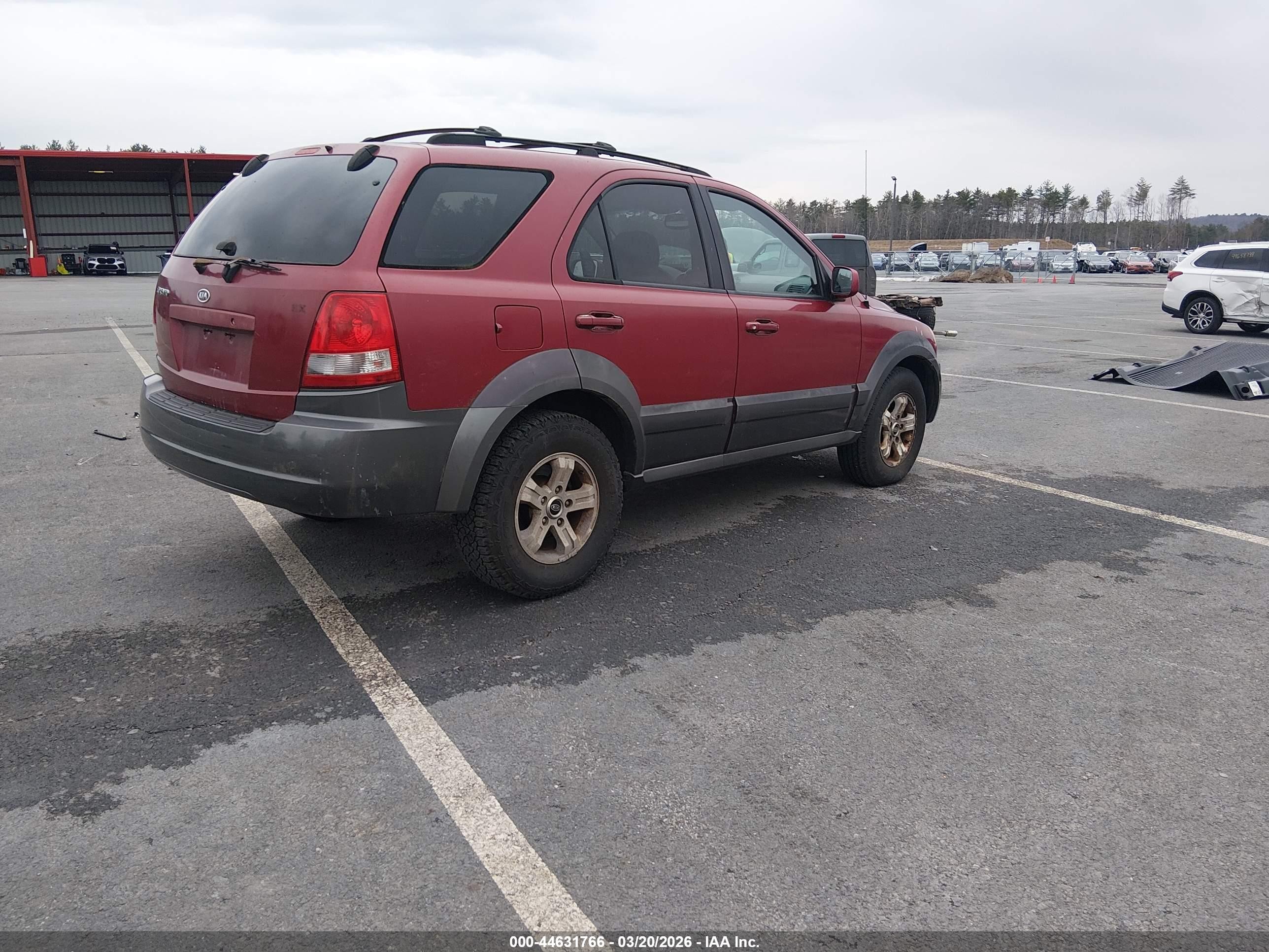 2004 Kia Sorento Ex/lx Red vin: KNDJC733945310053