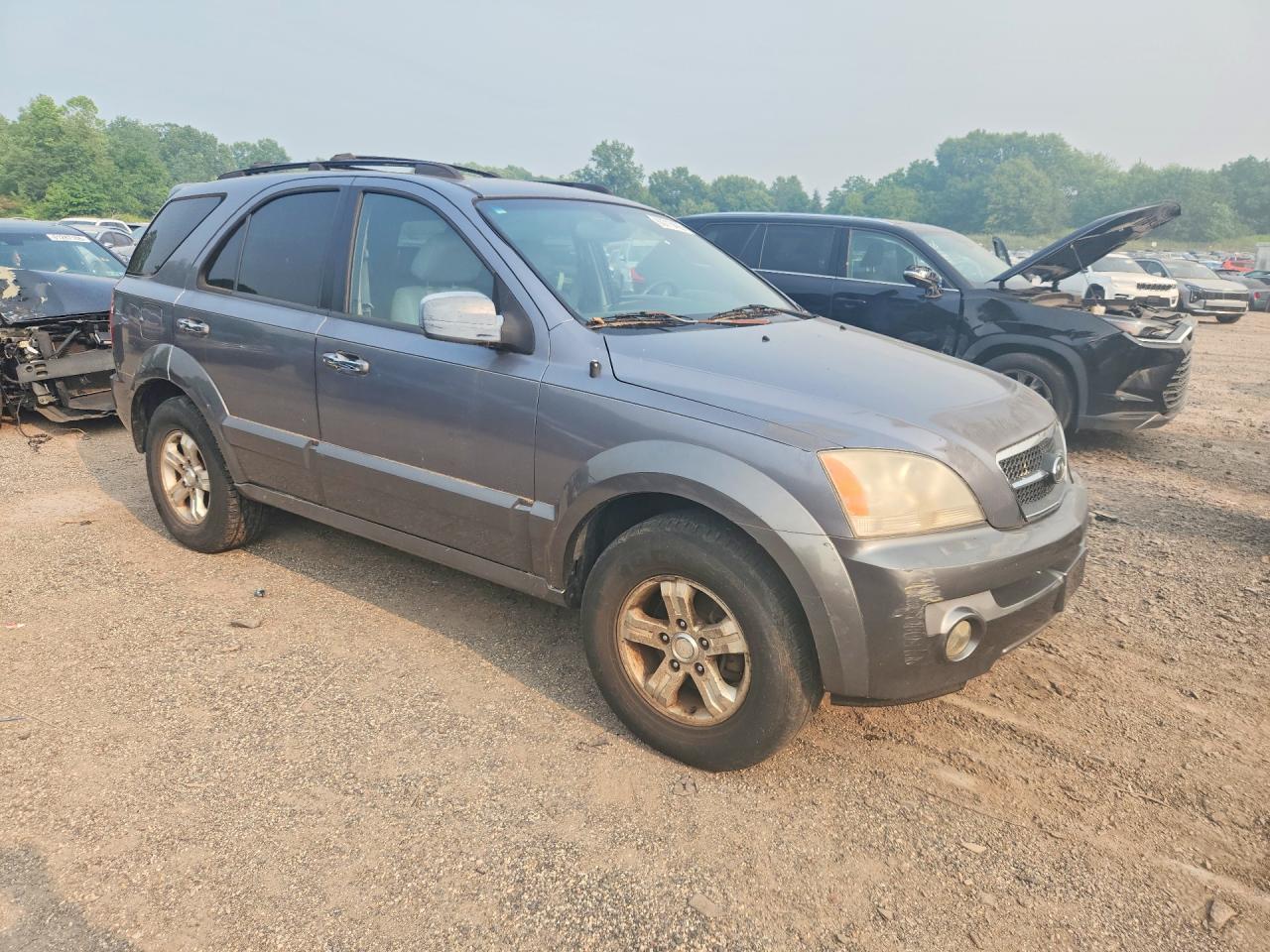 2006 Kia Sorento Lx Gray vin: KNDJC733X65611627