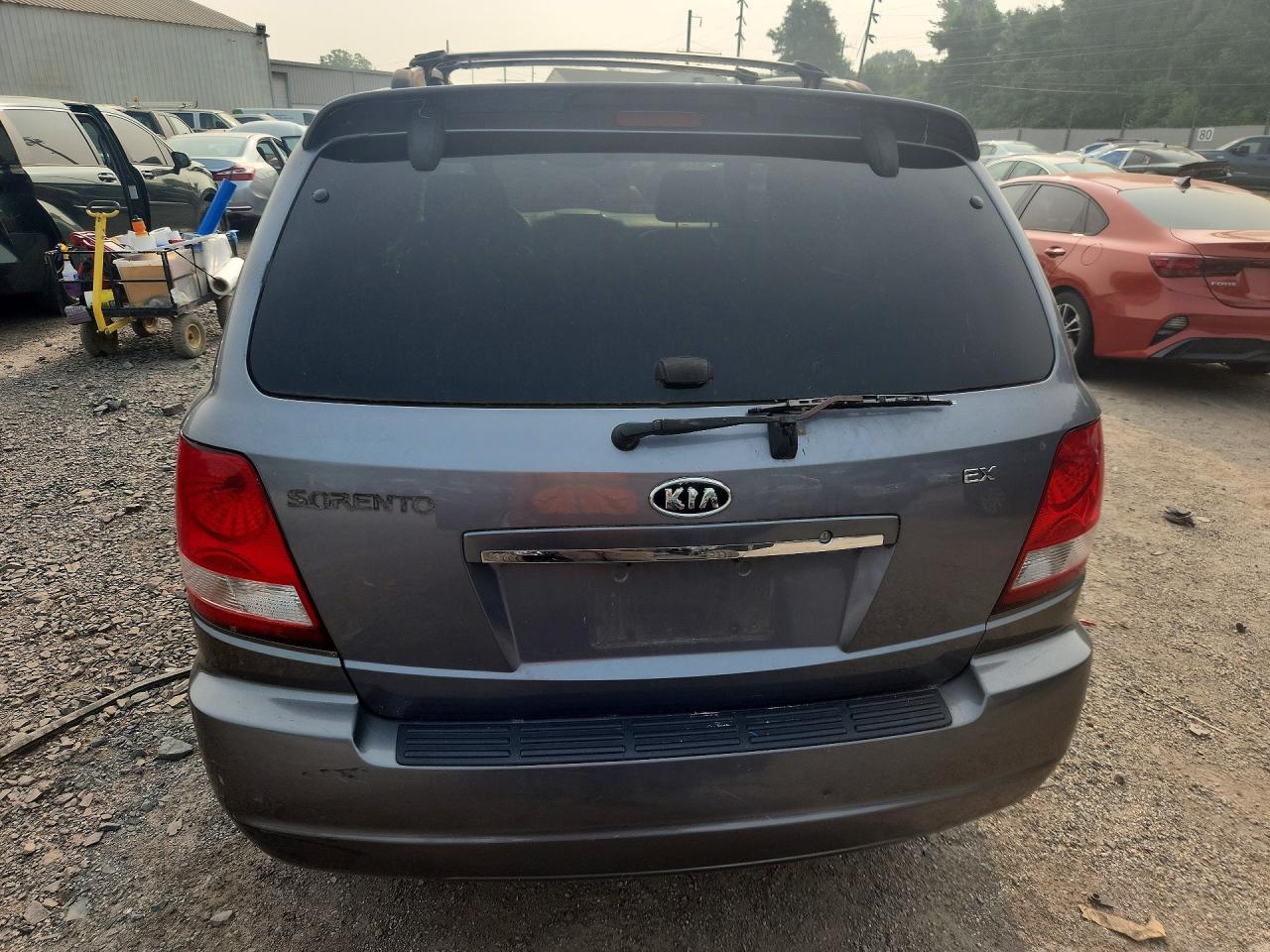 2006 Kia Sorento Lx Gray vin: KNDJC733X65611627