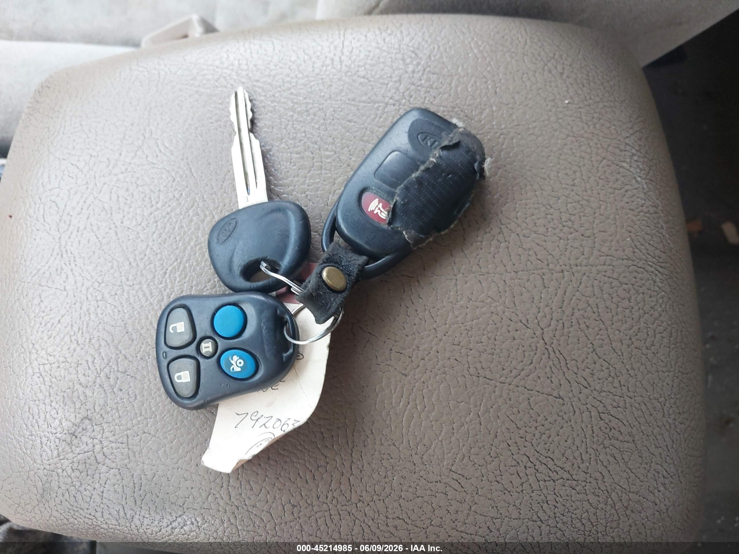 2008 Kia Sorento Lx Blue vin: KNDJC735085792063