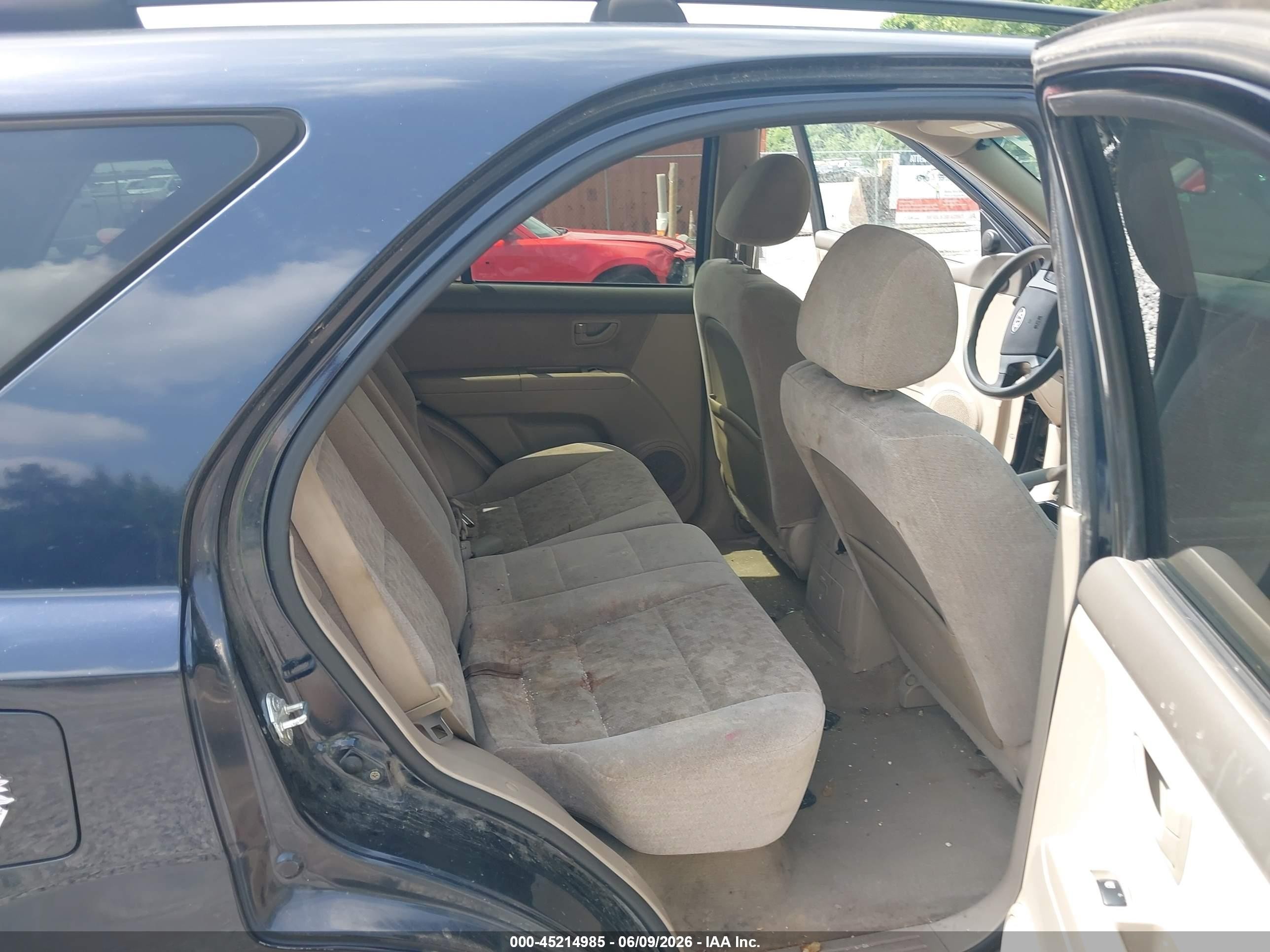 2008 Kia Sorento Lx Blue vin: KNDJC735085792063