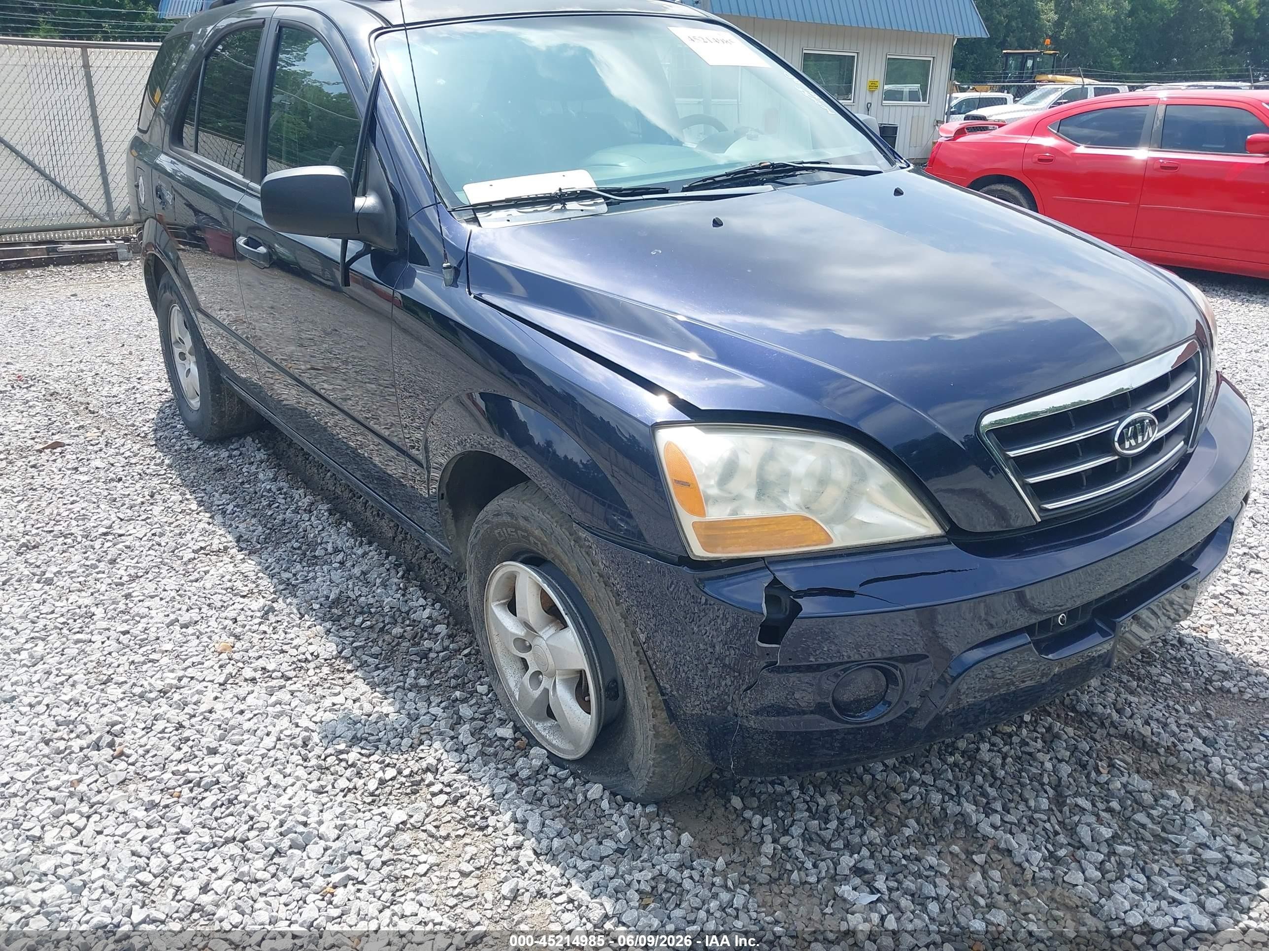2008 Kia Sorento Lx Blue vin: KNDJC735085792063