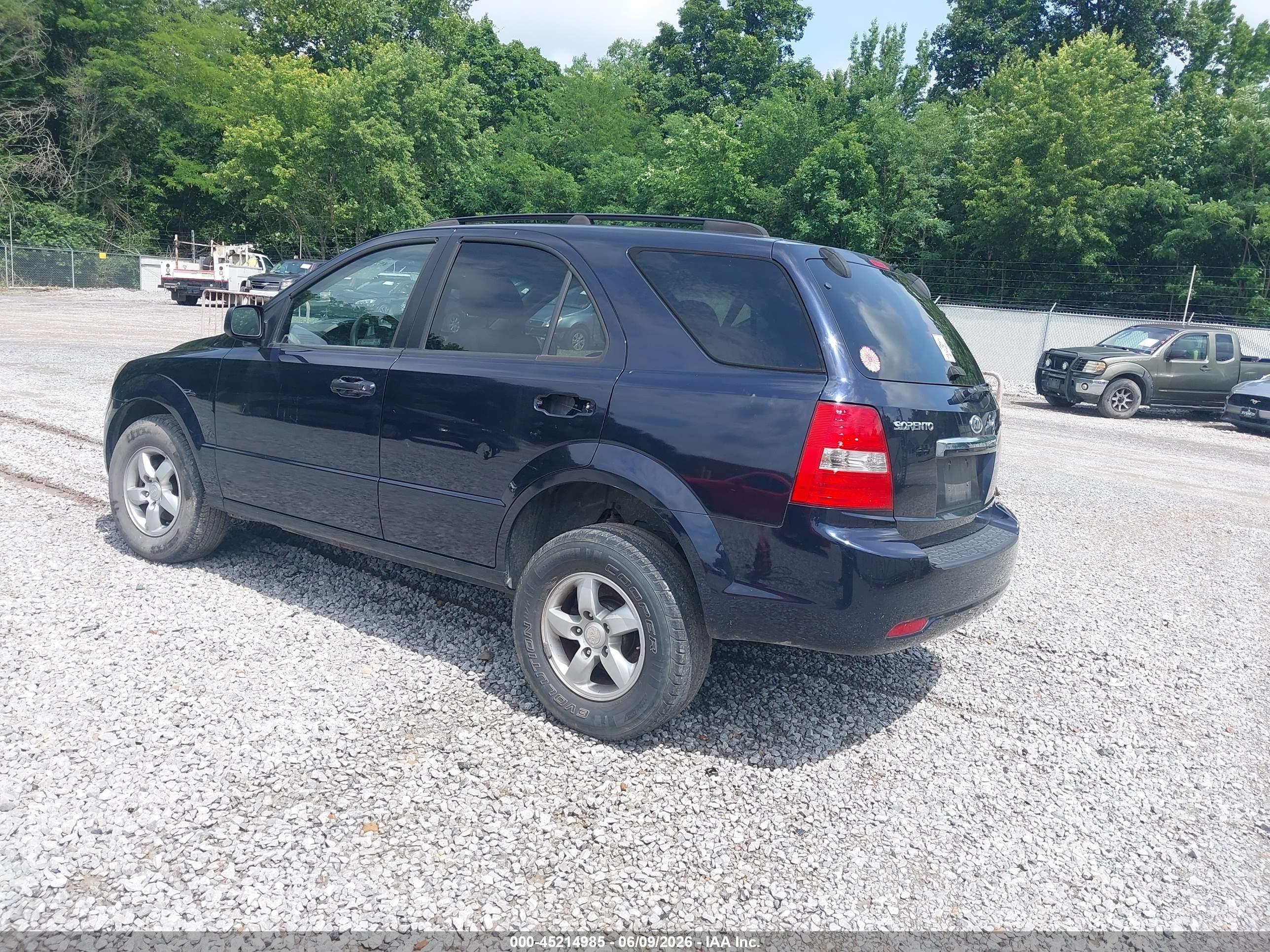 2008 Kia Sorento Lx Blue vin: KNDJC735085792063