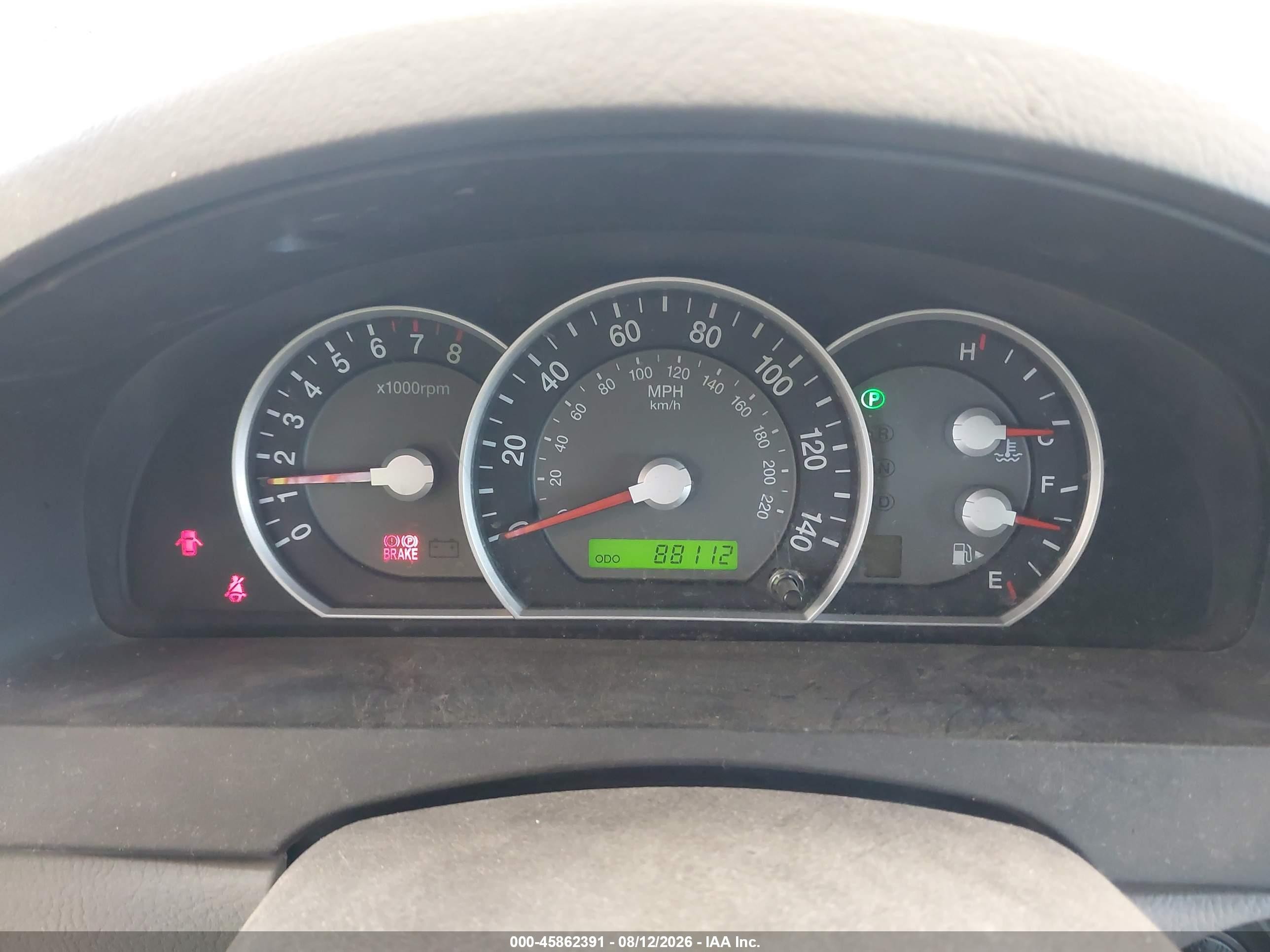 2008 Kia Sorento Lx Gray vin: KNDJC735085841066