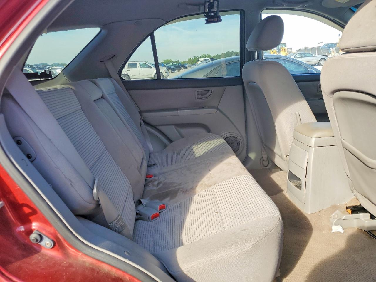 2009 Kia Sorento Lx Maroon vin: KNDJC735195869640
